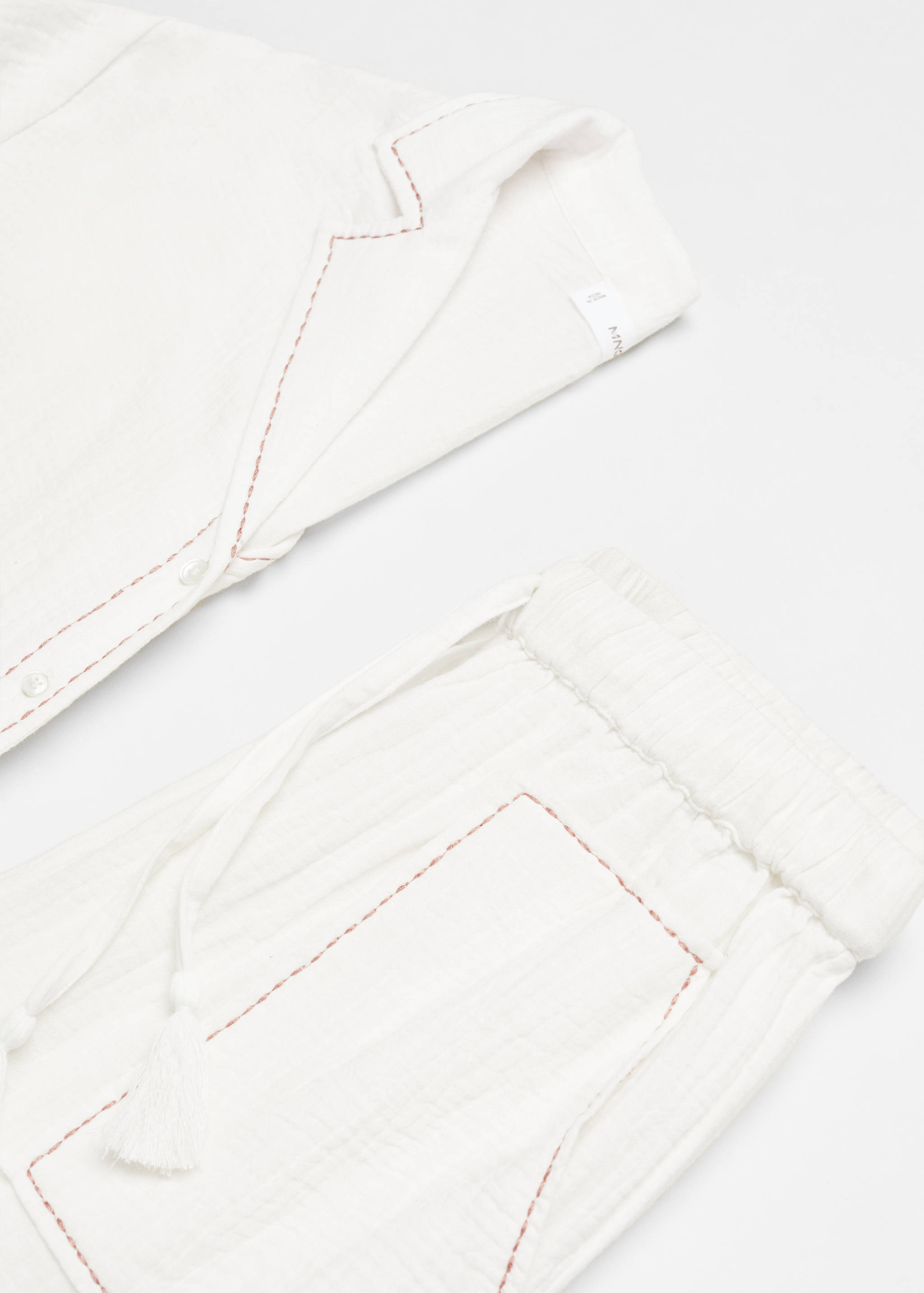 Cotton long pyjamas - Details of the article 8