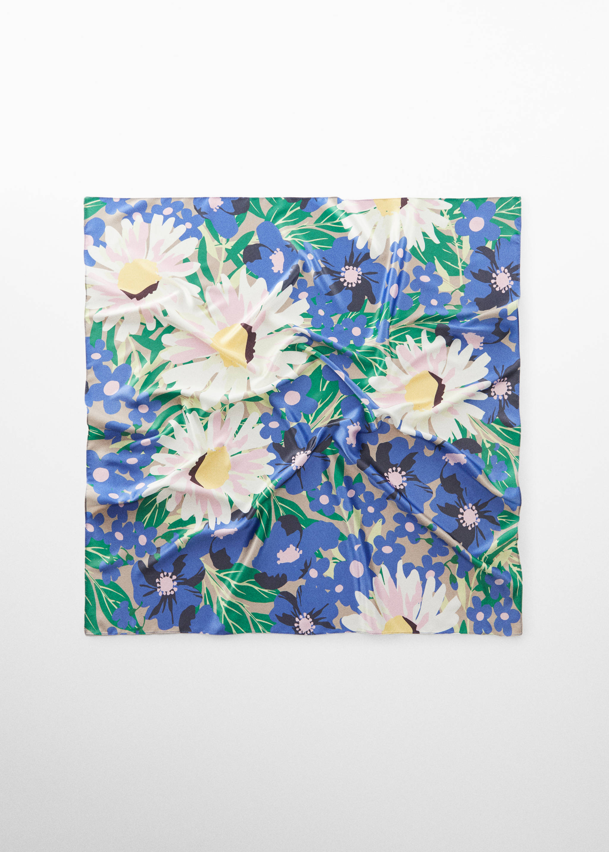 Sjaal met bloemenprint - Artikel zonder model