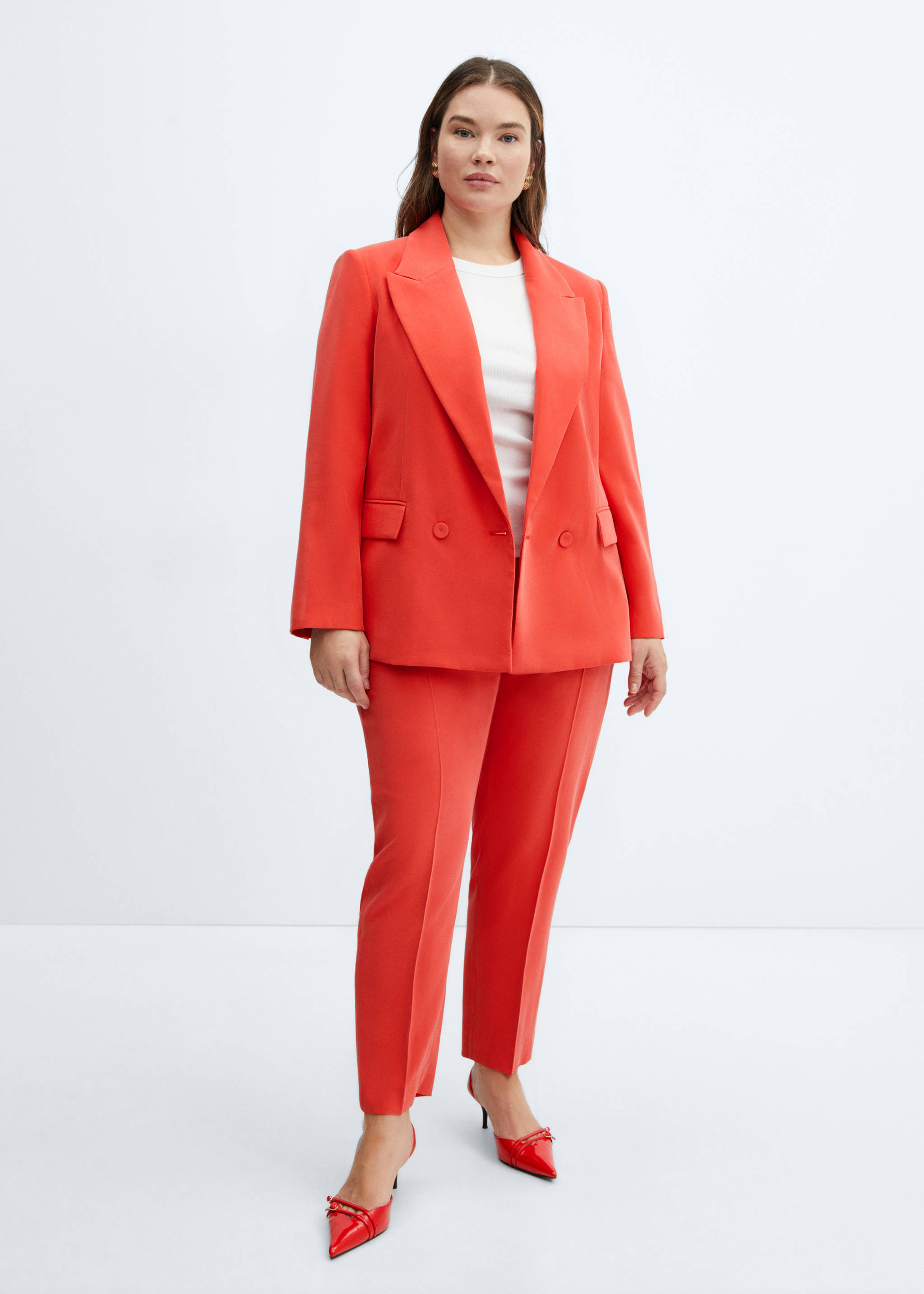 Straight suit trousers - Details of the article 6