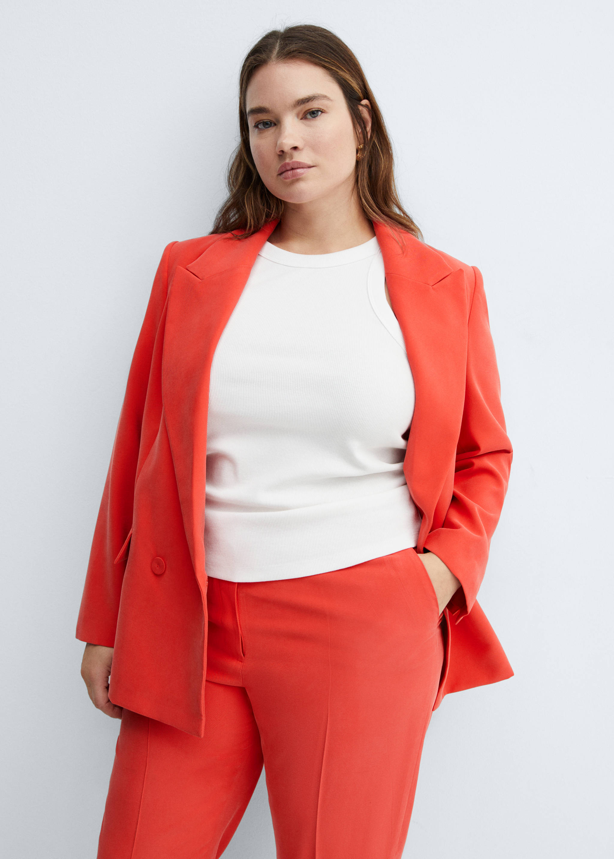 Straight suit trousers - Details of the article 5