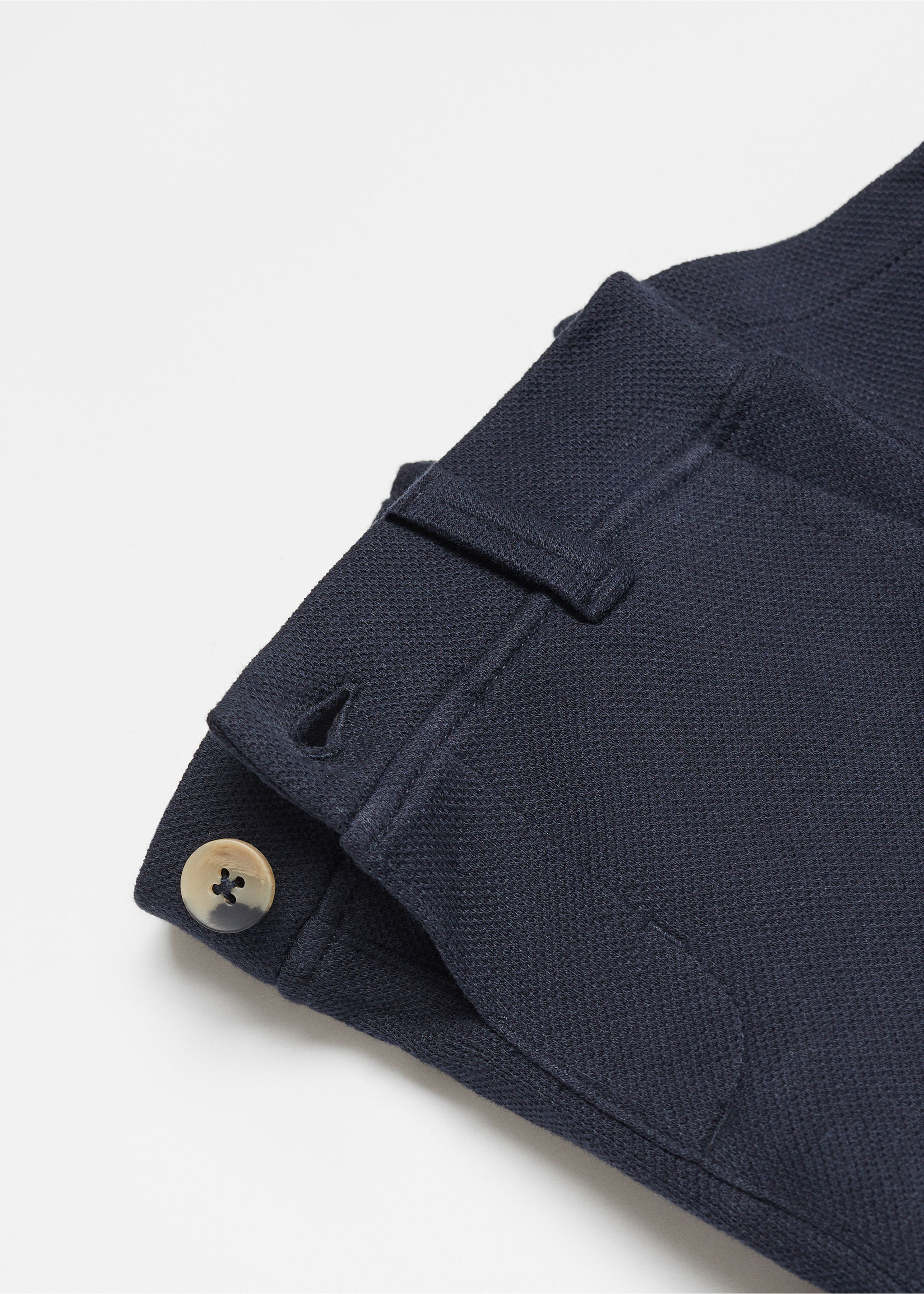 Cotton suit trousers - Details of the article 8