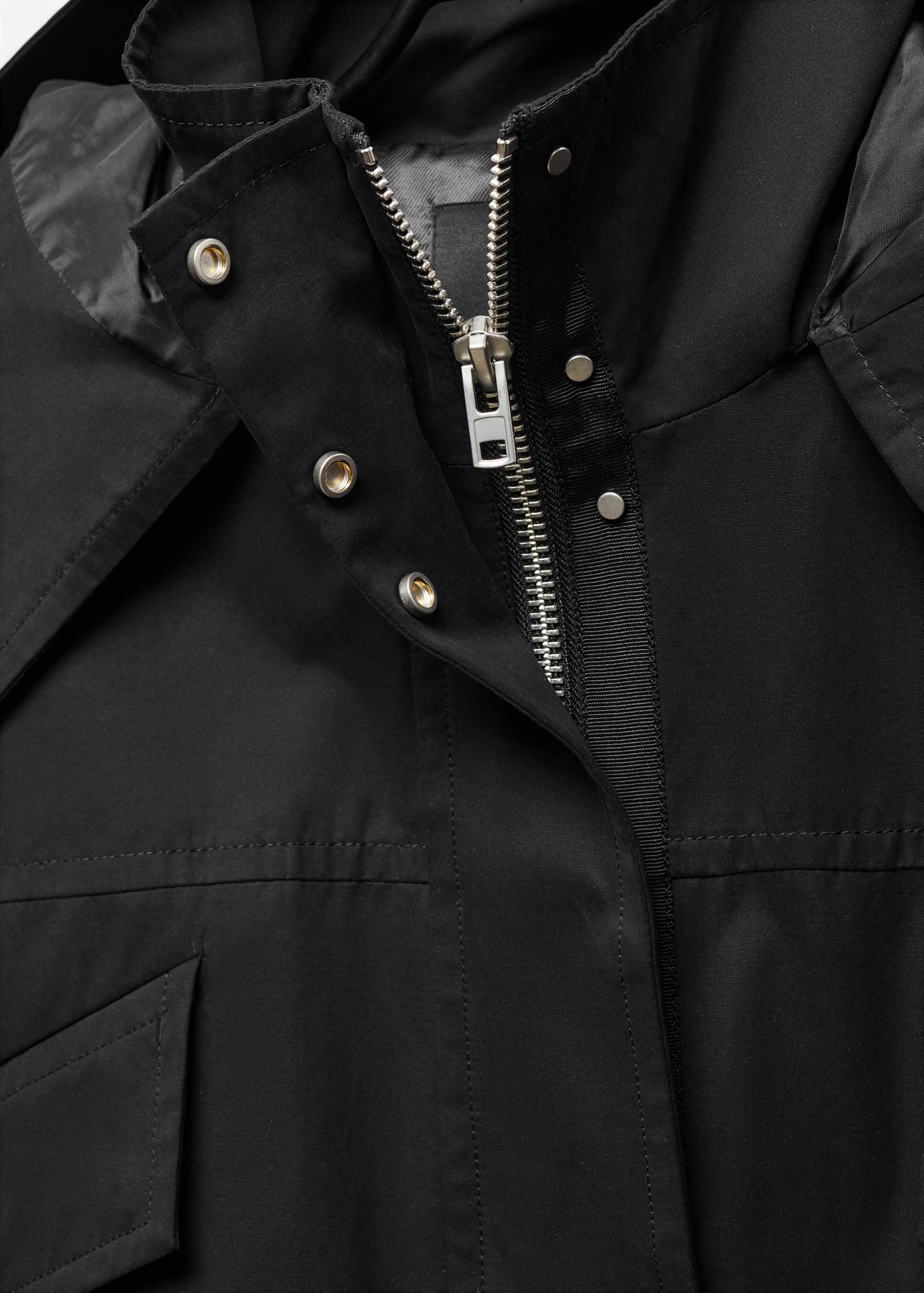 Parka crop capuche - Détail de l'article 8