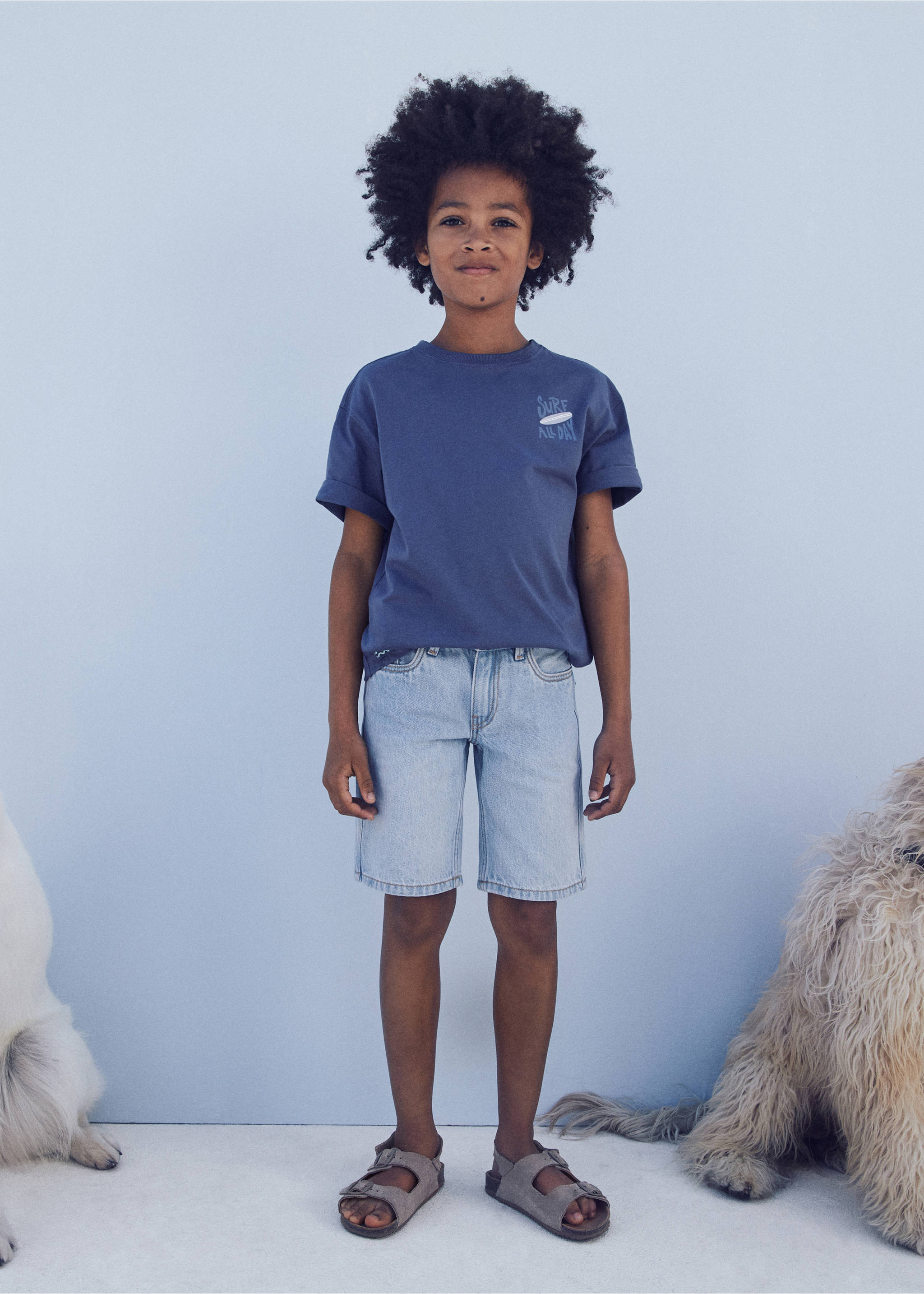 Buckle leather sandals - General plane, Medium Brown. Ref: 67055732-00.