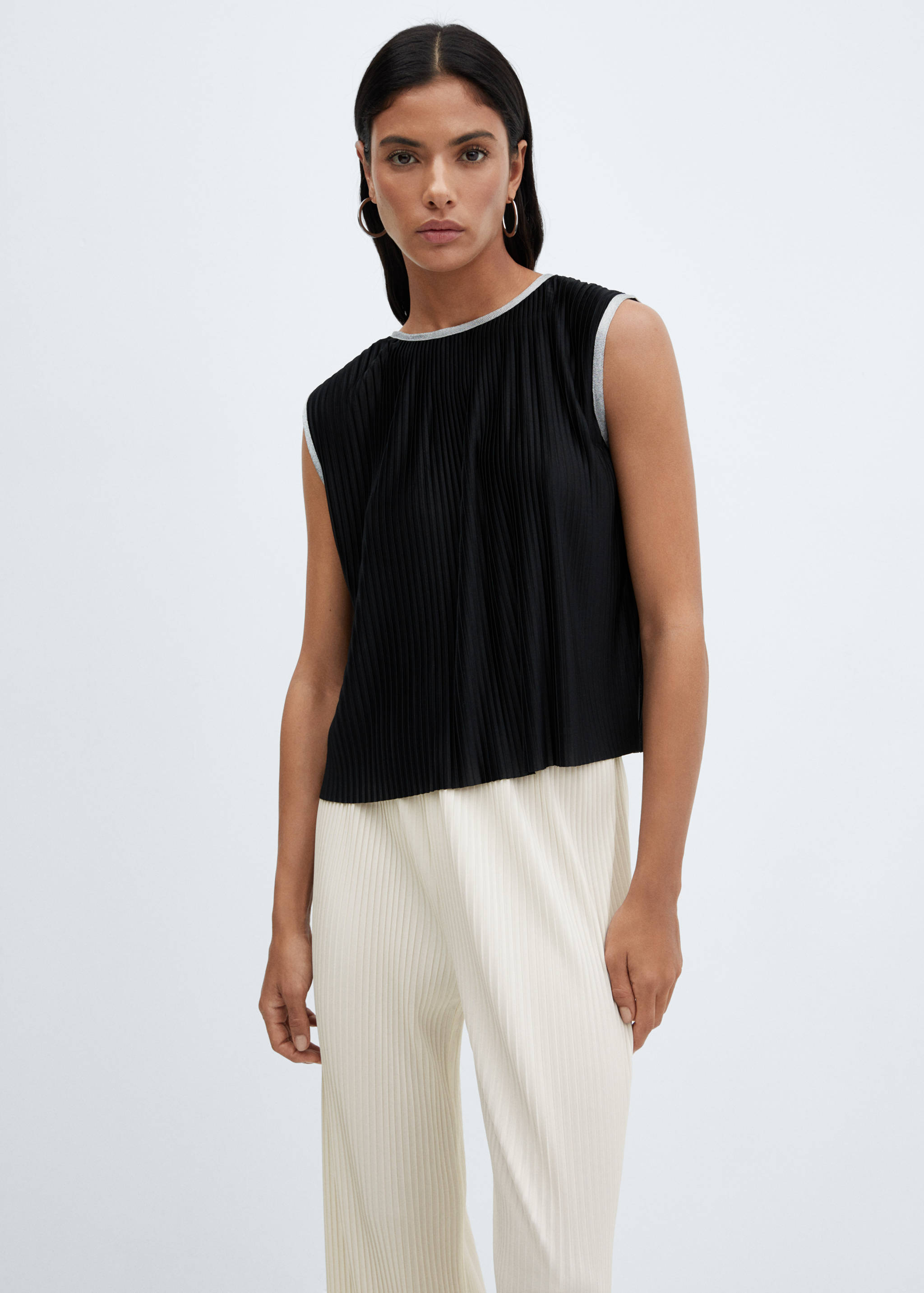 Plissert bukse wideleg - Artikkeldetalj 1