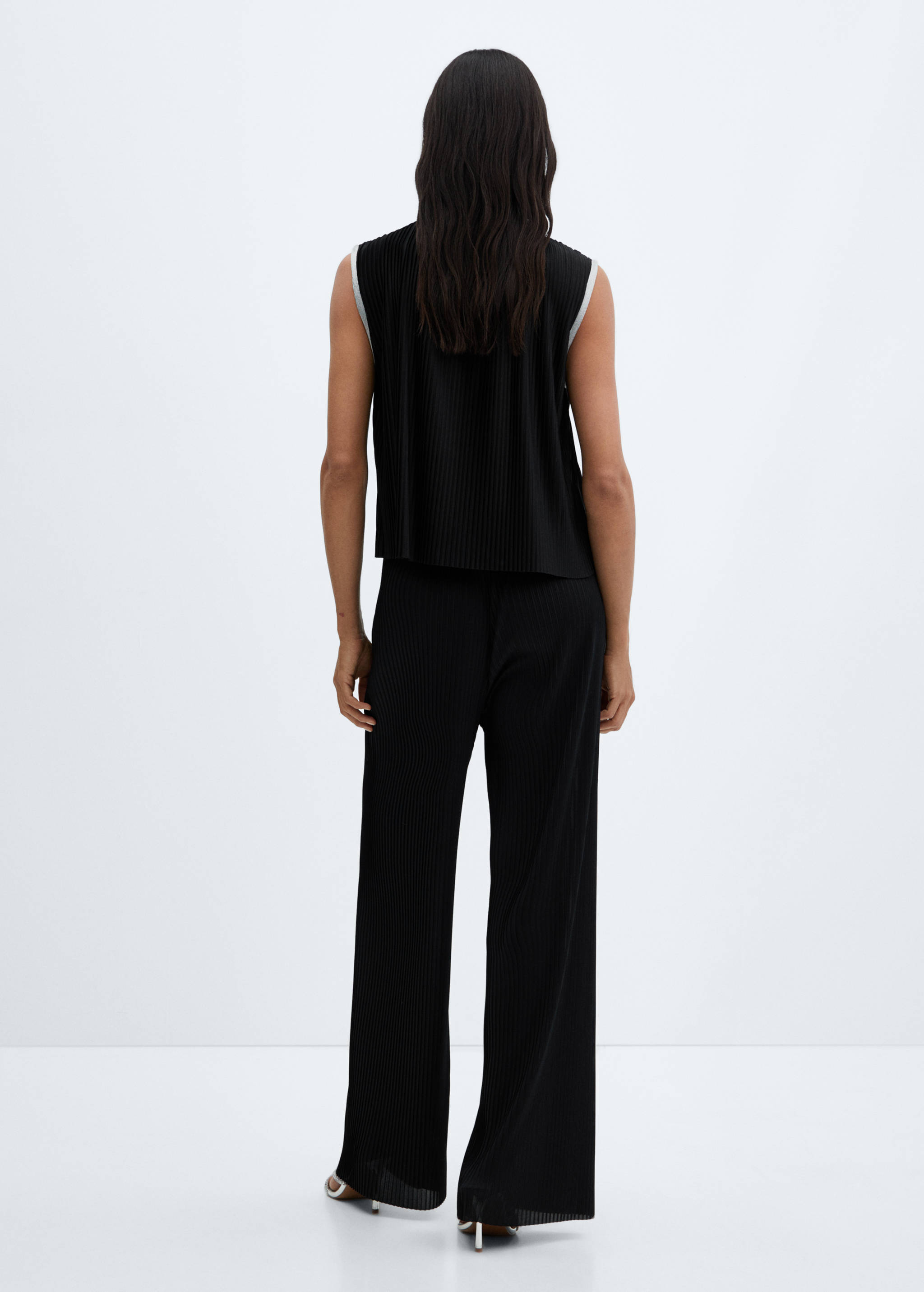 Plissert bukse wideleg - Baksiden av artikkelen