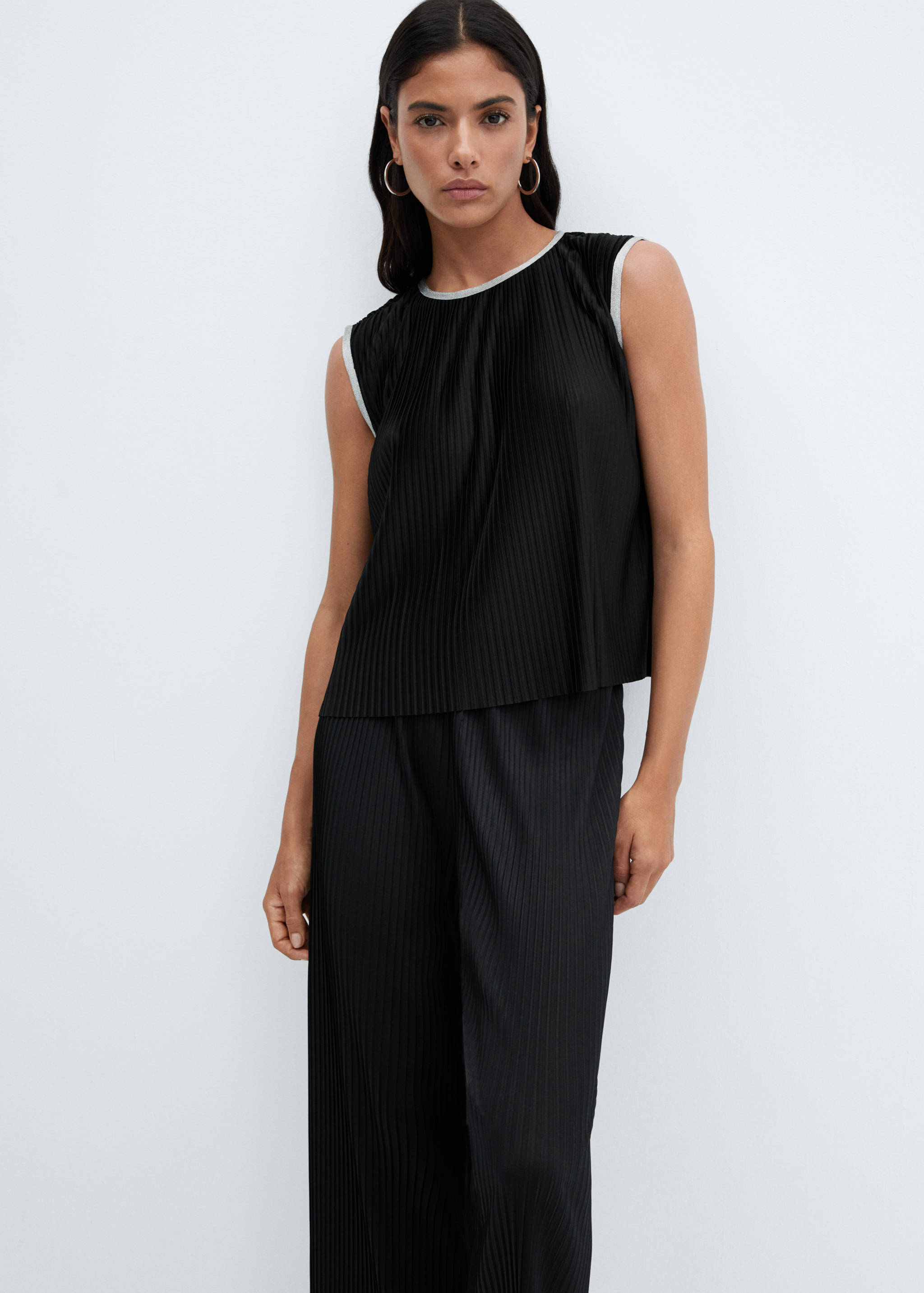 Plissert bukse wideleg - Artikkeldetalj 1