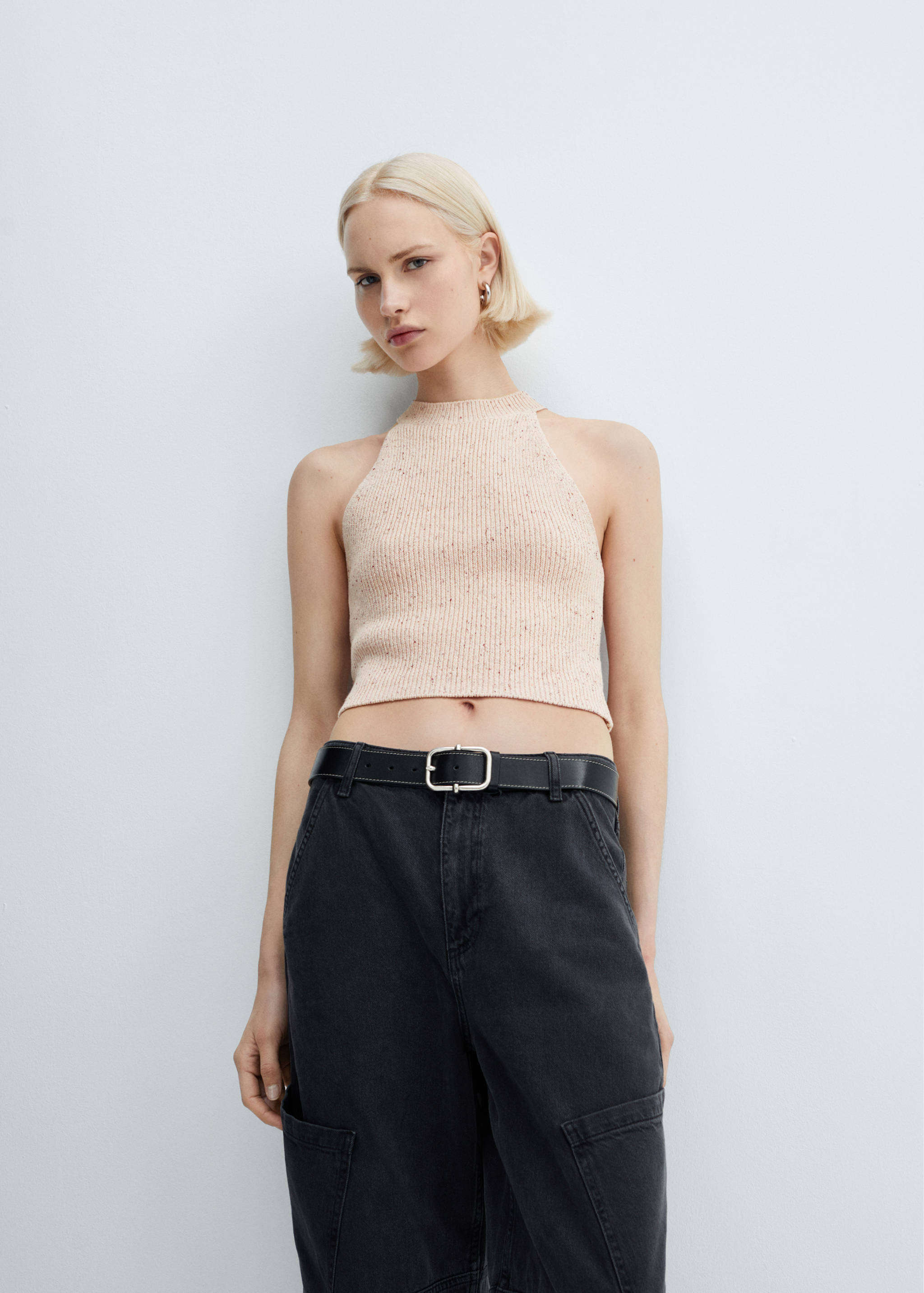 Halter-neck heather top - Medium plane