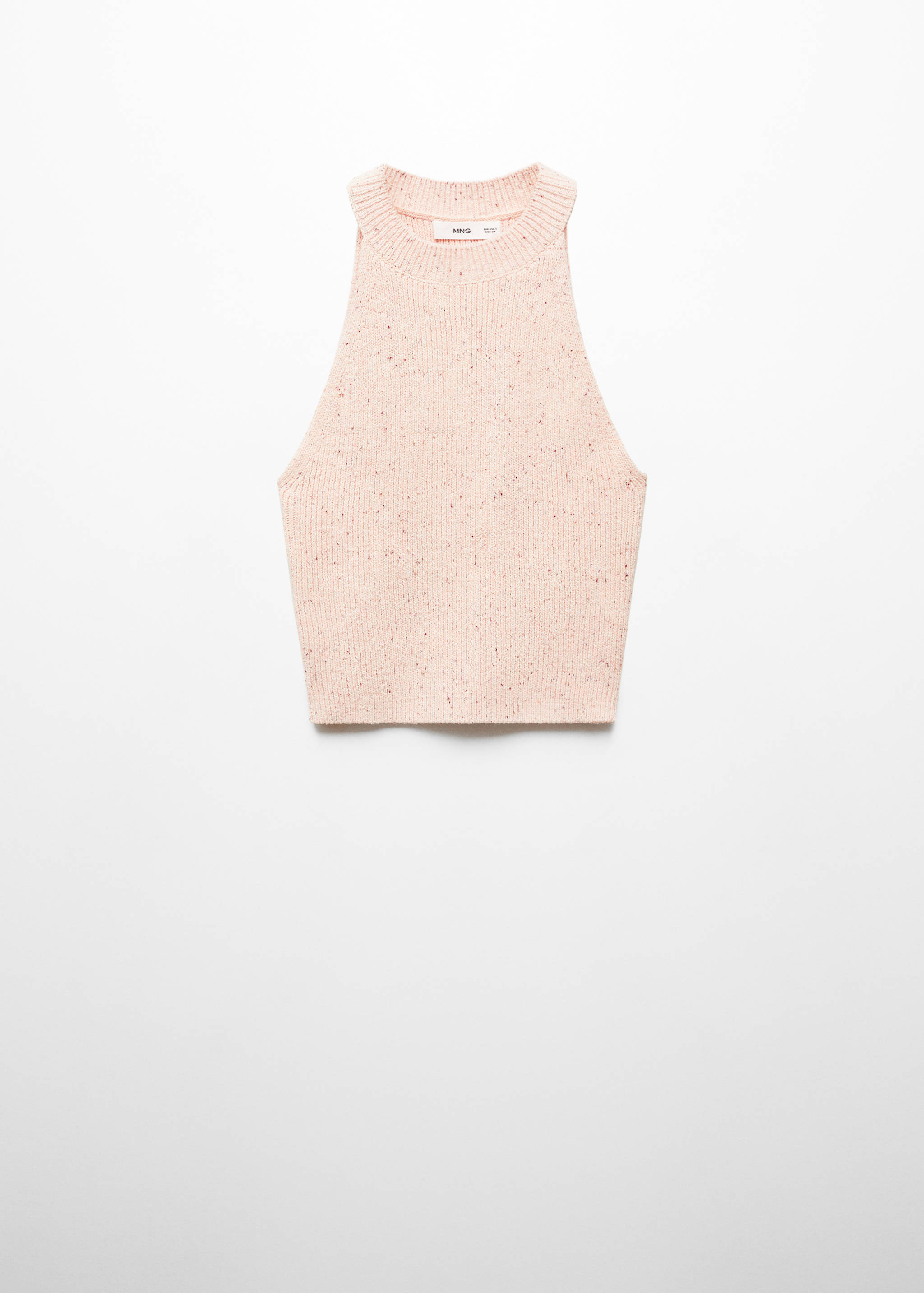 Halter-neck heather top - Article without model