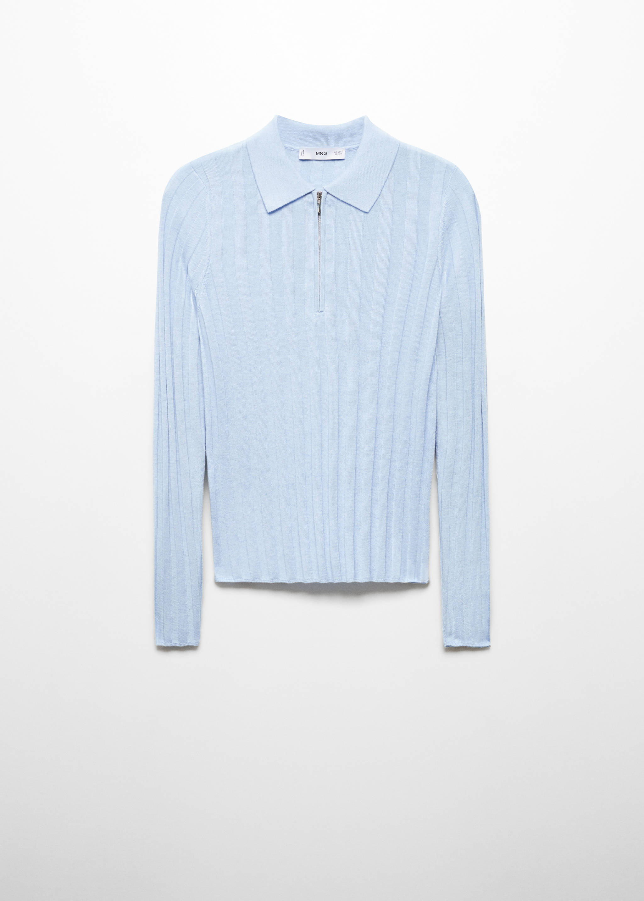 Pull-over col fermeture Éclair - Article sans modèle