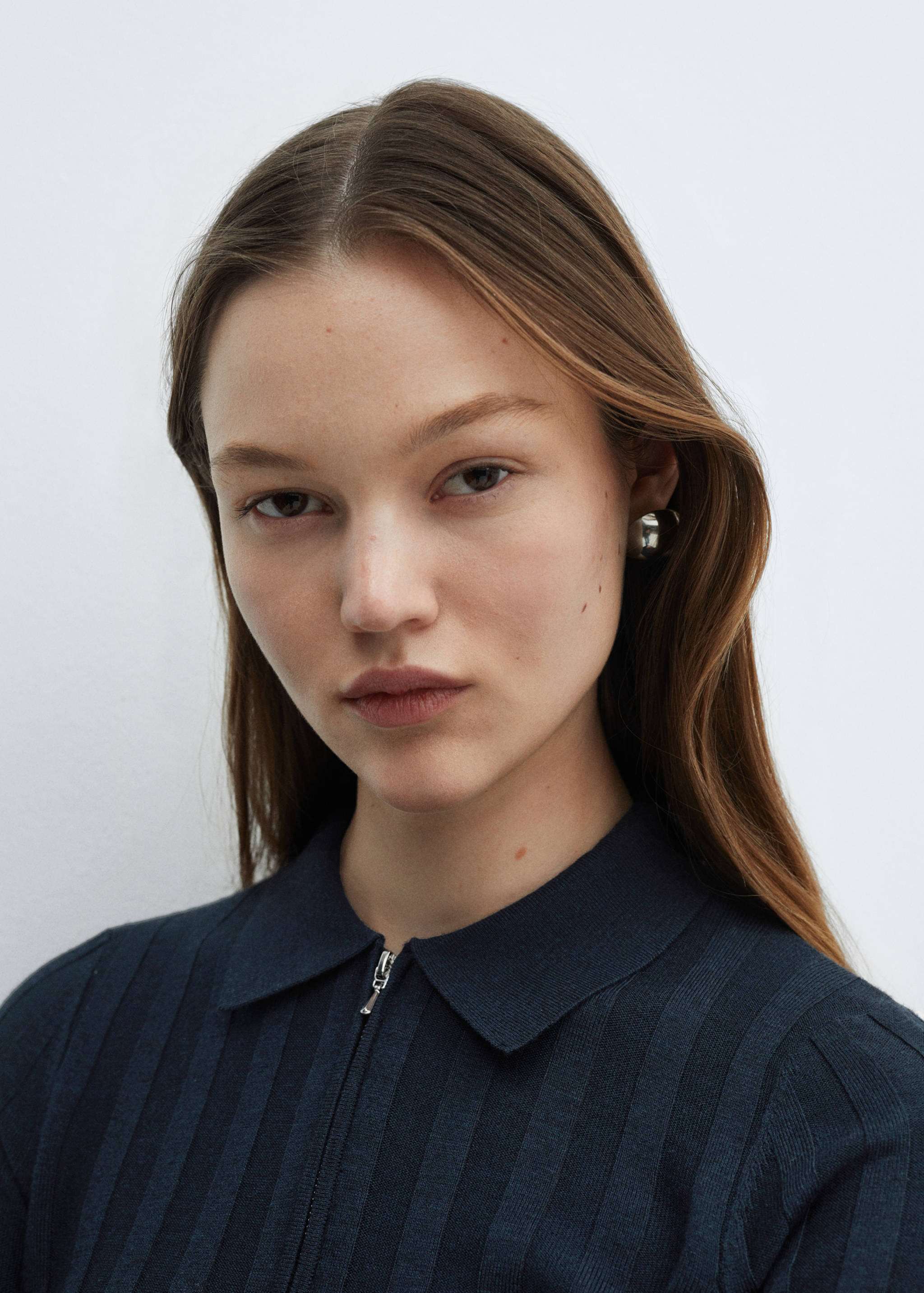 Zip neck jumper - Details of the article 1