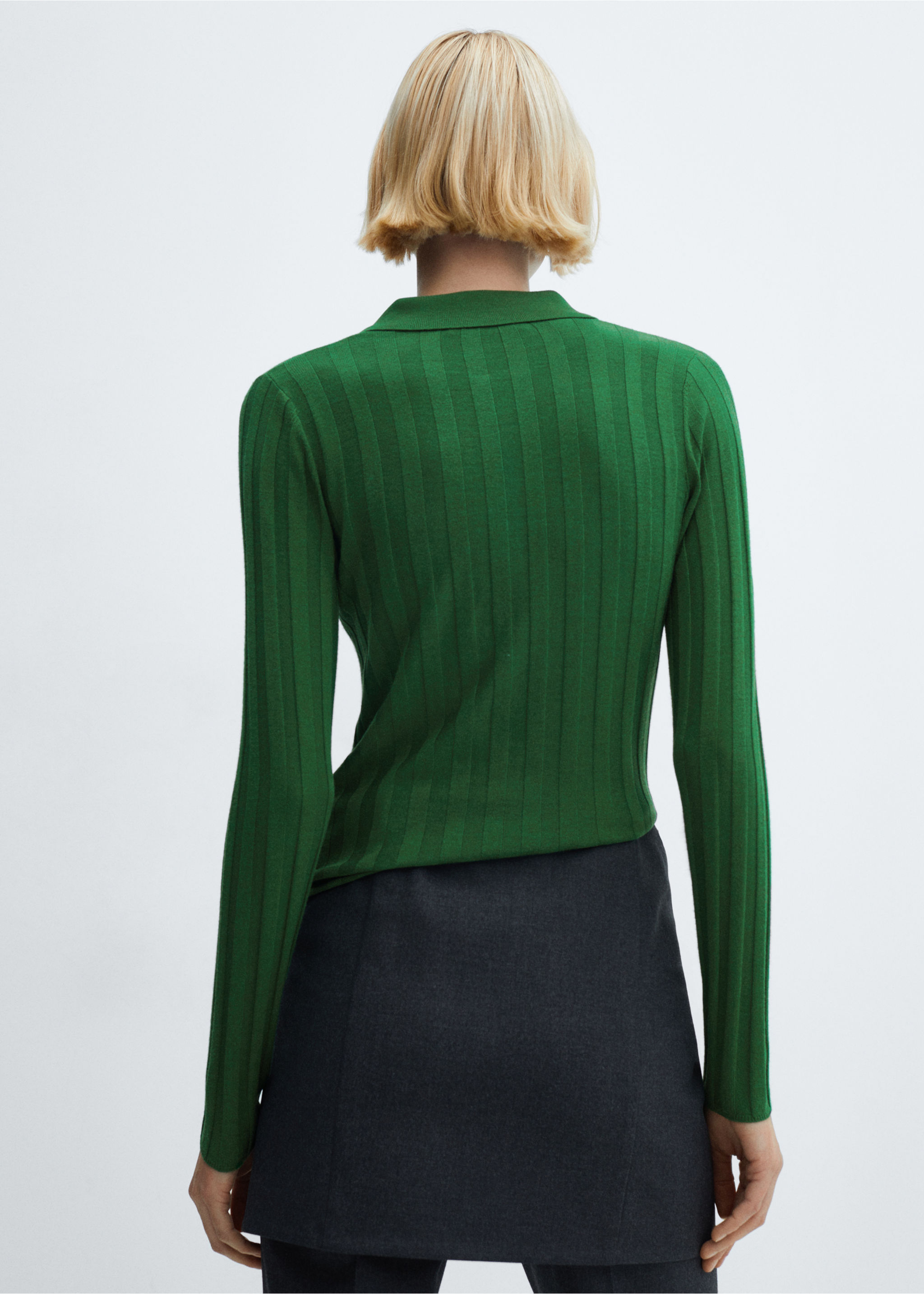 Zip neck jumper - Reverse of the article