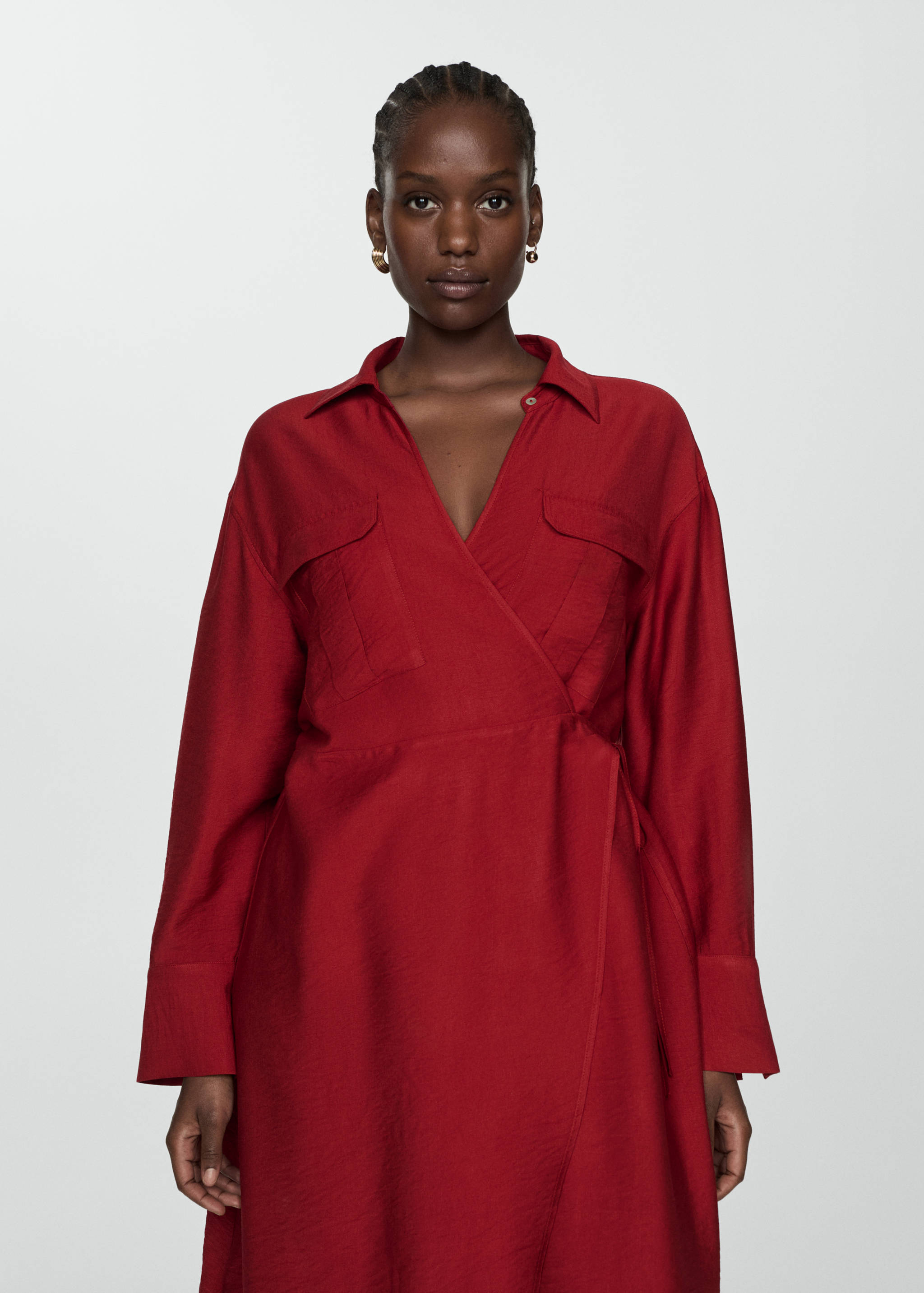 Sukienka kopertowa midi - Szczegóły artykułu 5