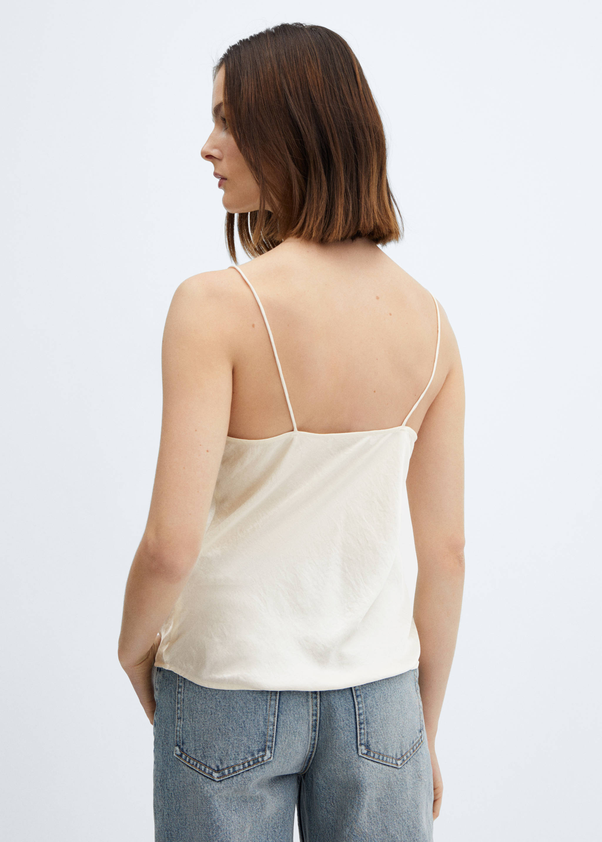 Spaghetti strap top - Reverse of the article