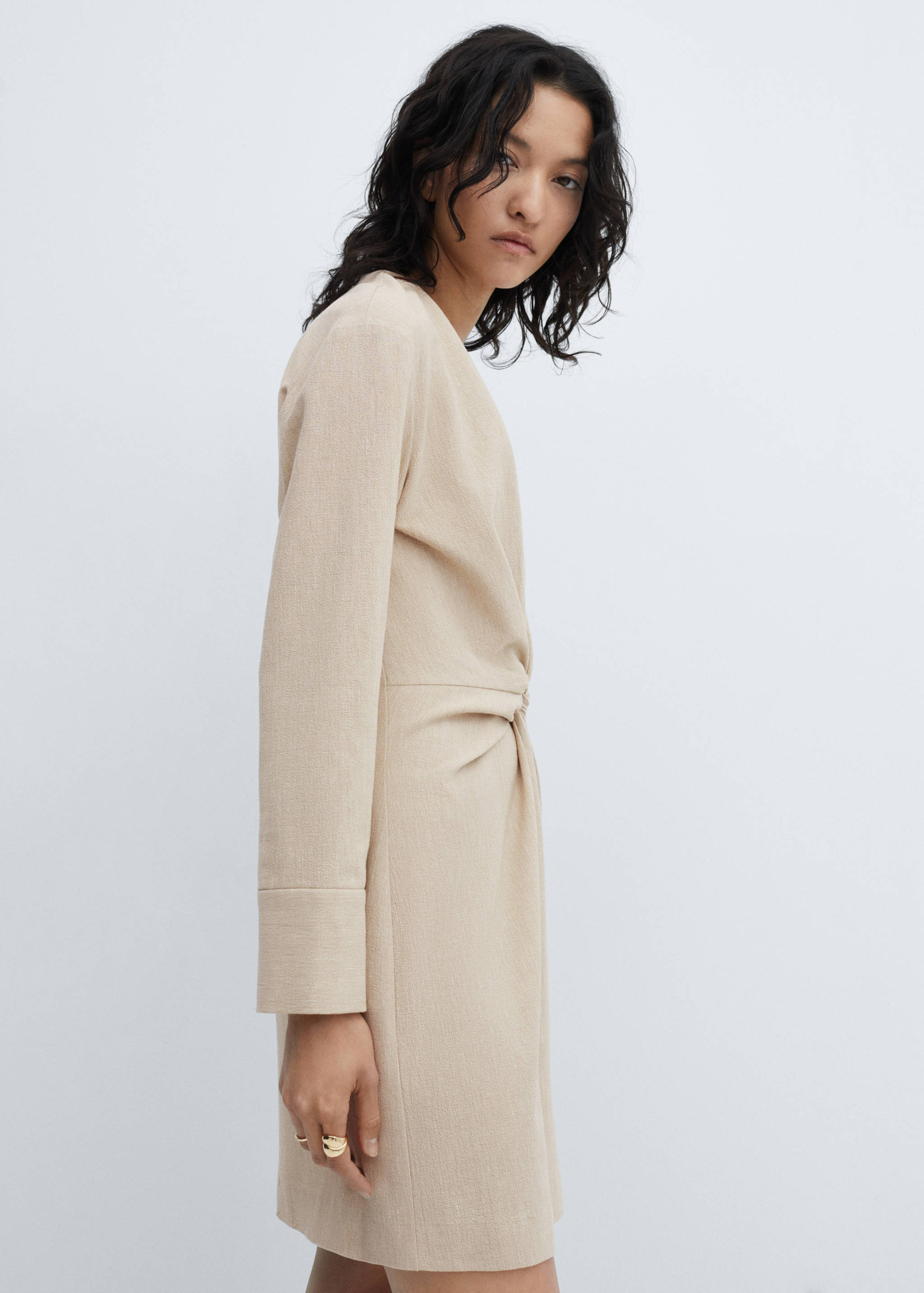 Knot detail dress - Medium plane