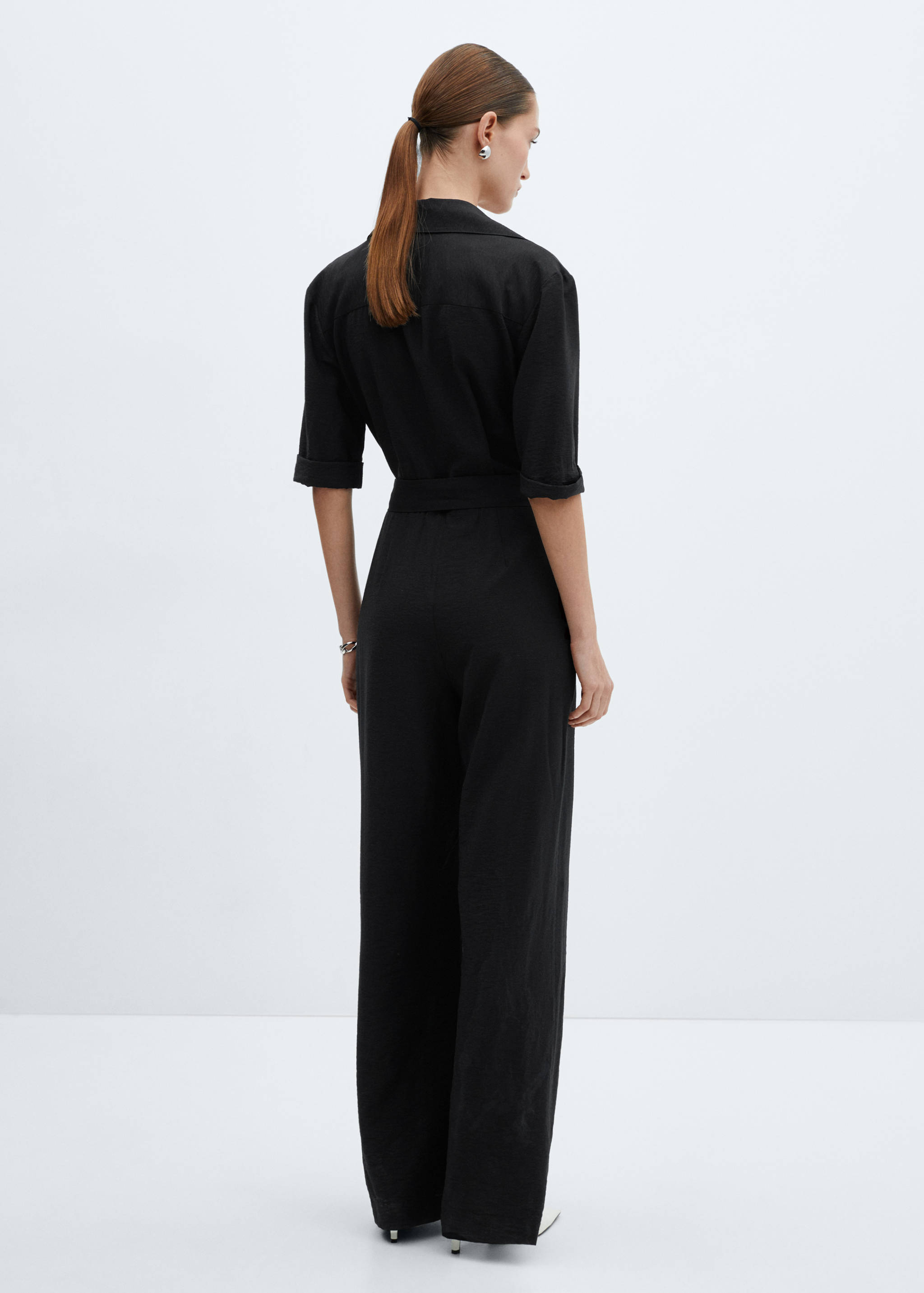 Belt long jumpsuit - Reverse of the article
