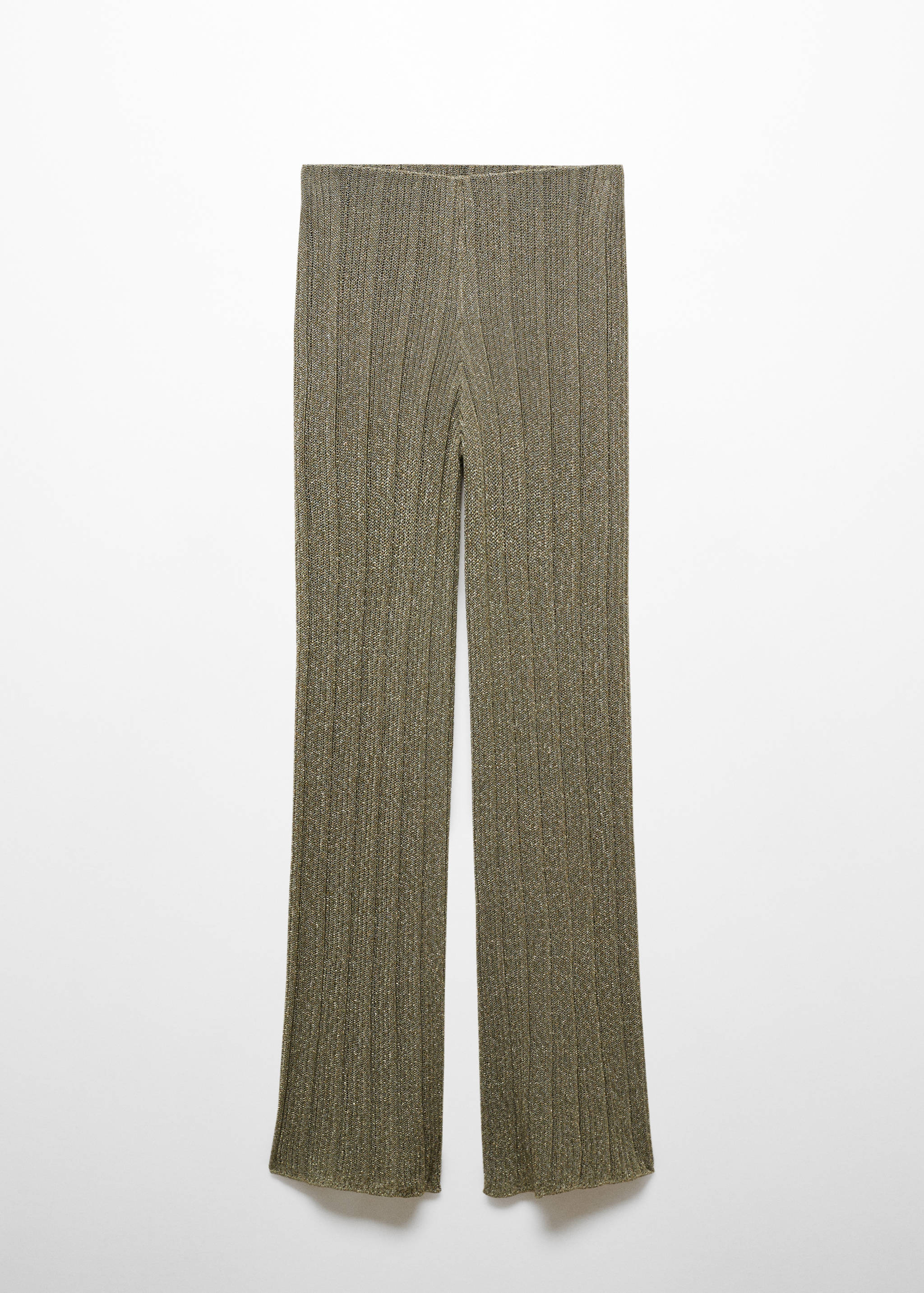 Pantaloni dritti maglia lurex - Articolo senza modello