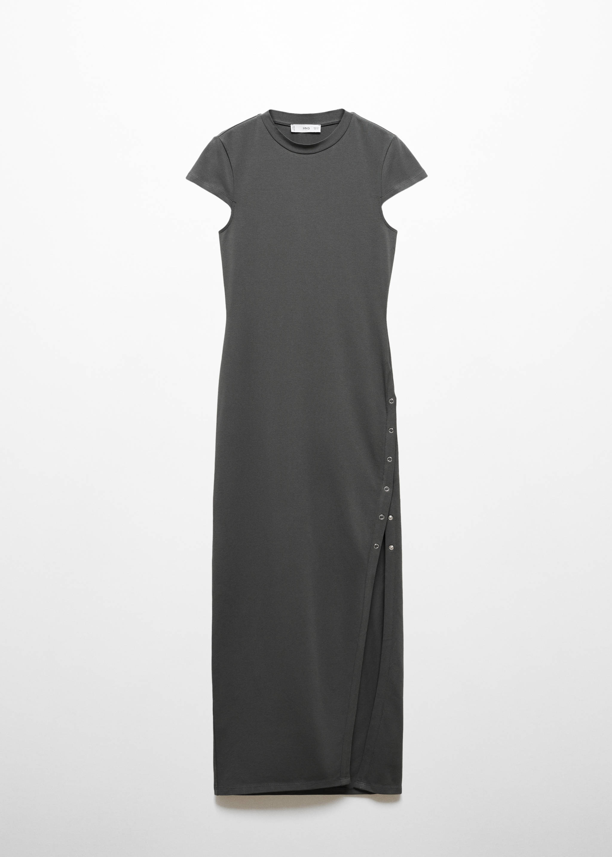 Robe coton fendue - Article sans modèle