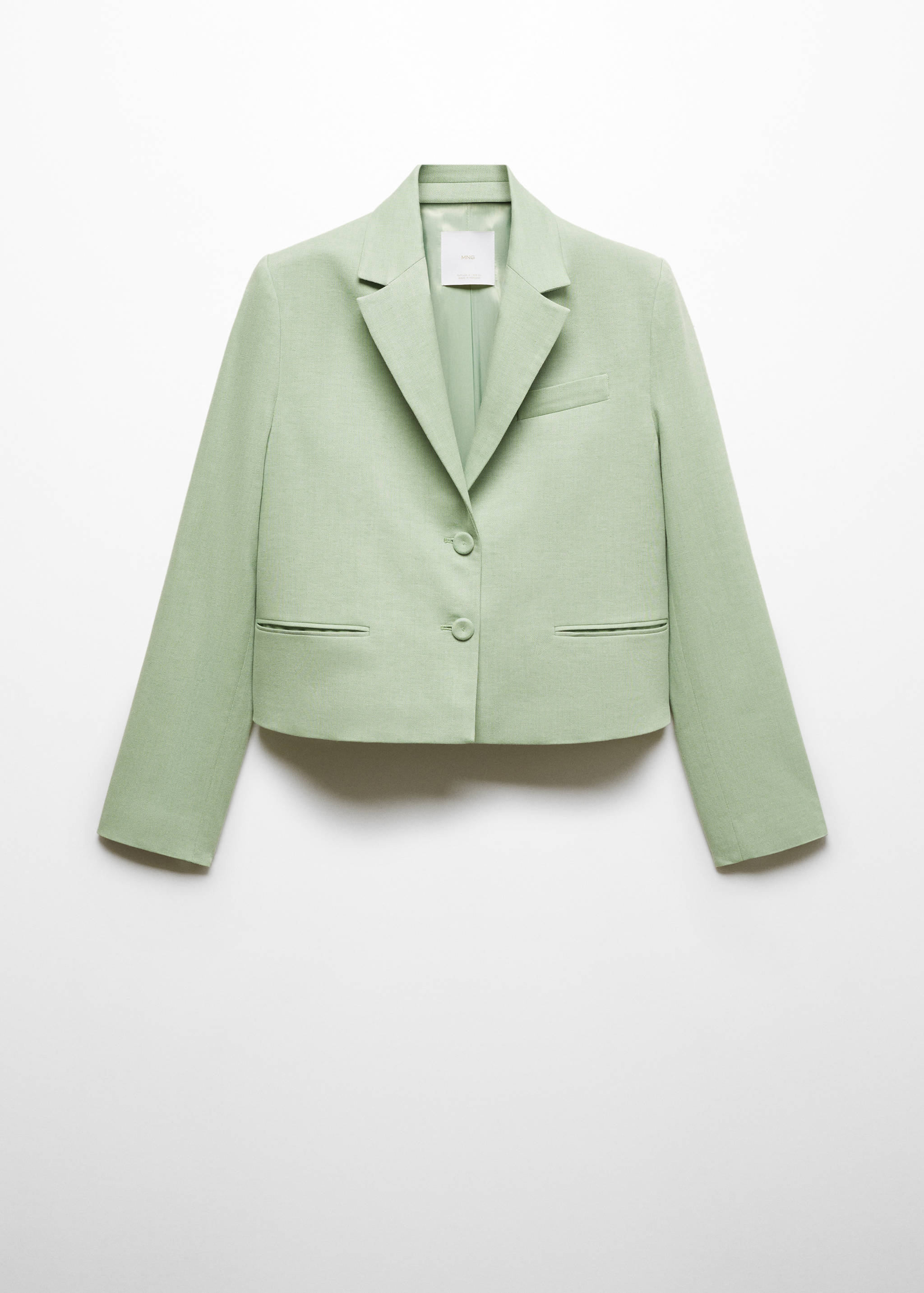 Geknöpfter Blazer in Cropped-Länge - Artikel ohne Model