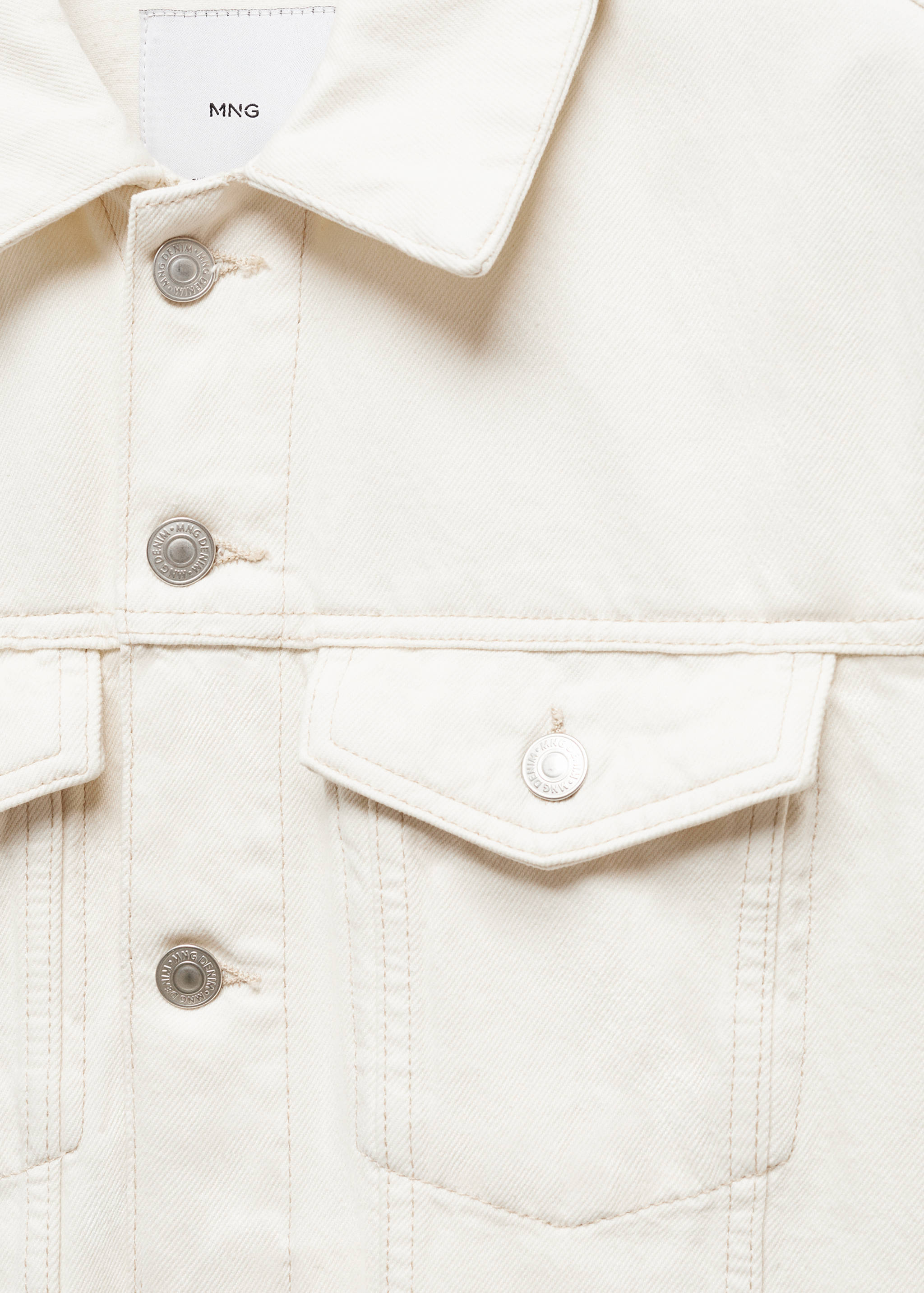 Pocketed denim jacket - Details of the article 8