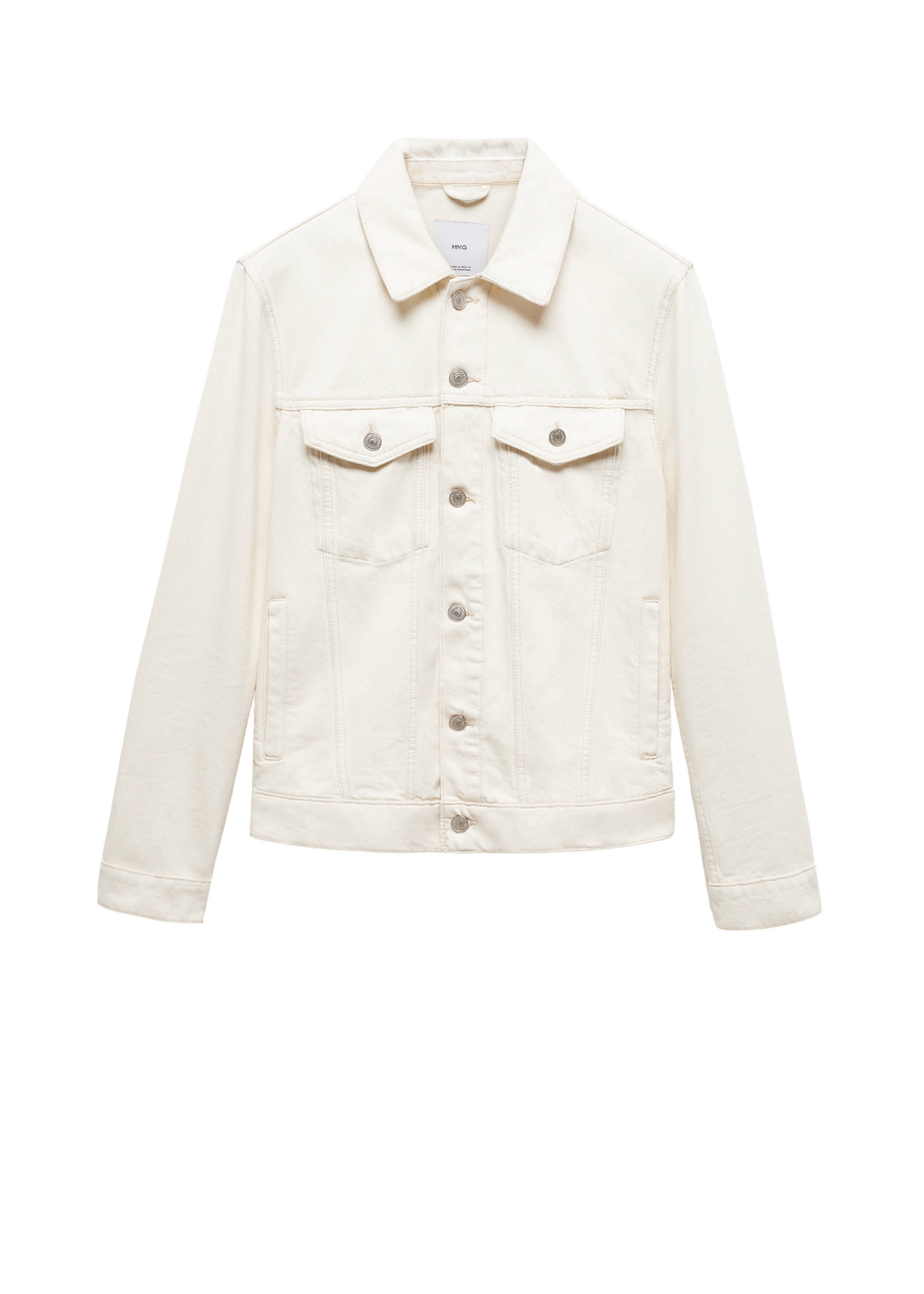 Blouson jean poches - Détail de l'article 9, Écru. Ref: 67055978-00.