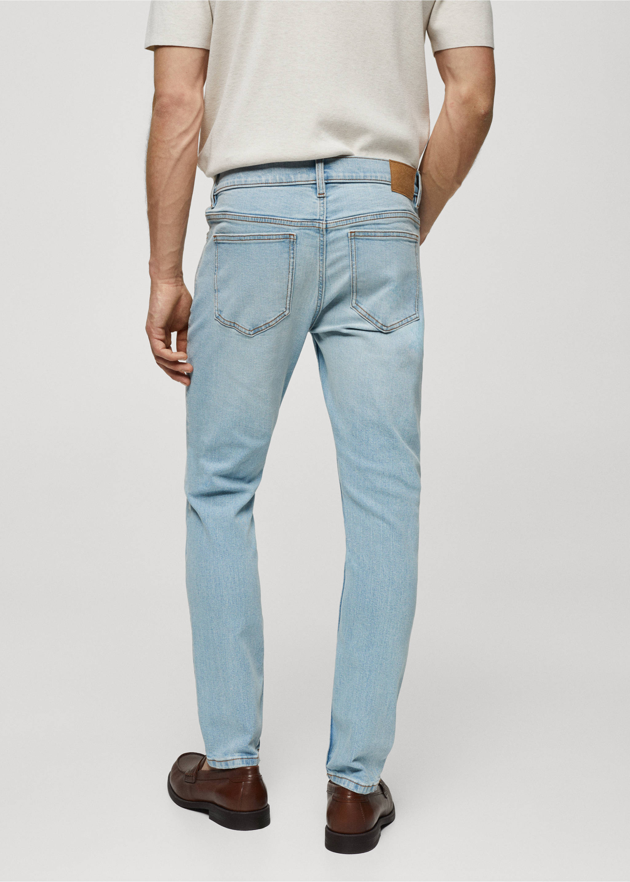 Jeans skinny fit - Reverso del artículo, Azul claro. Ref: 67055987-00.