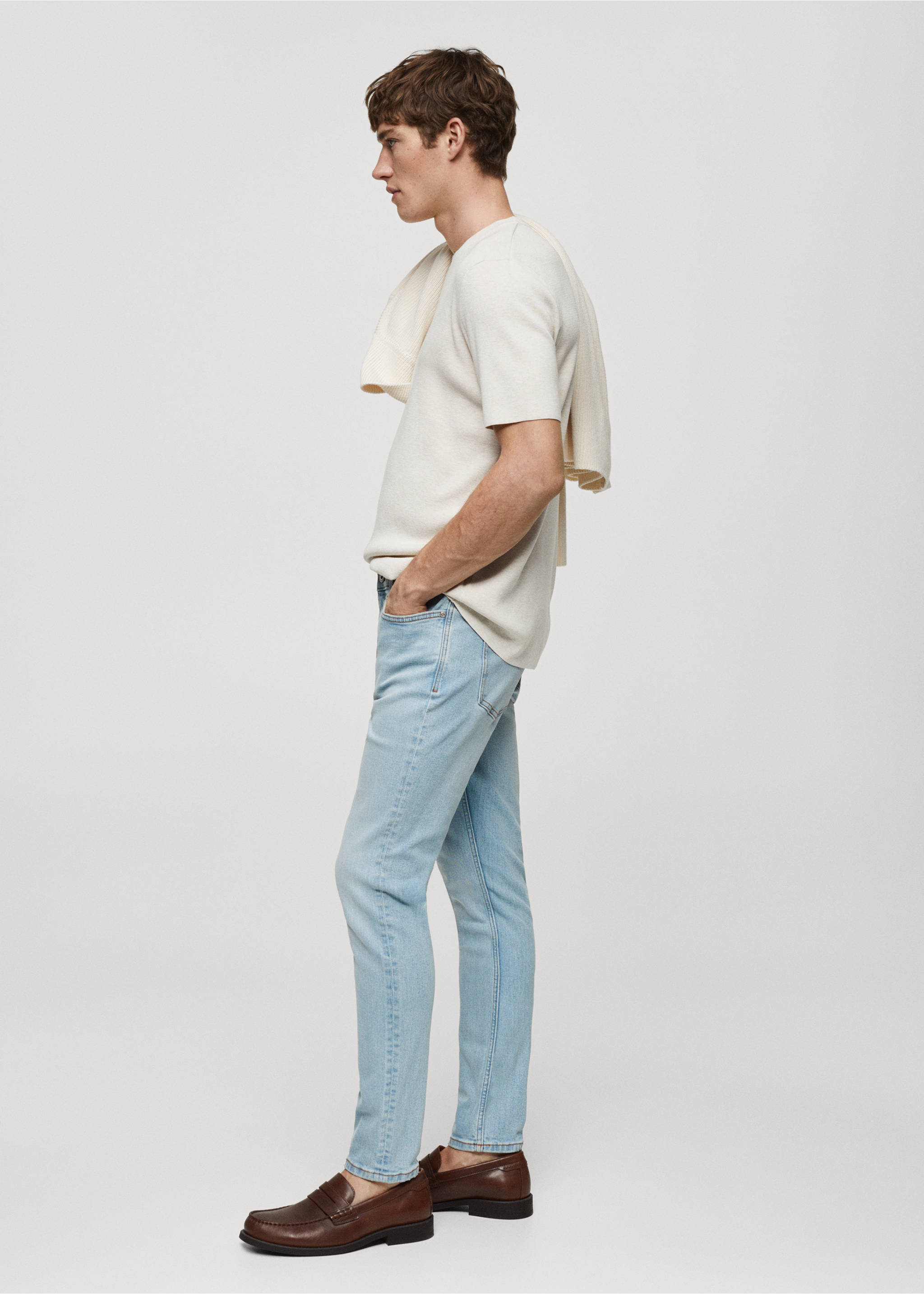 Jeans skinny fit - Detalle del artículo 2, Azul claro. Ref: 67055987-00.