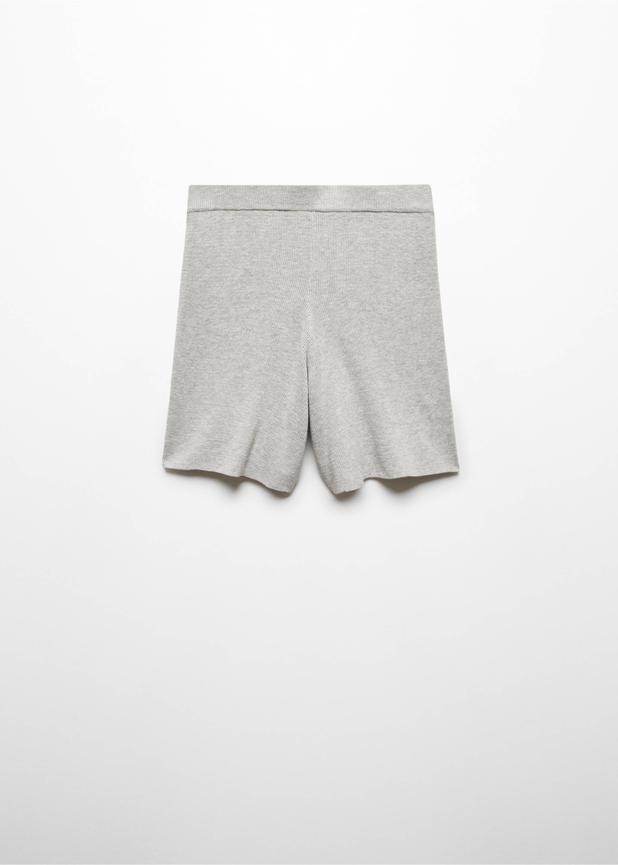 Pyžamové šortky z úpletu bavlna a len - Zboží bez modelu, Světle šedá vigore. Ref: 67055990-00.