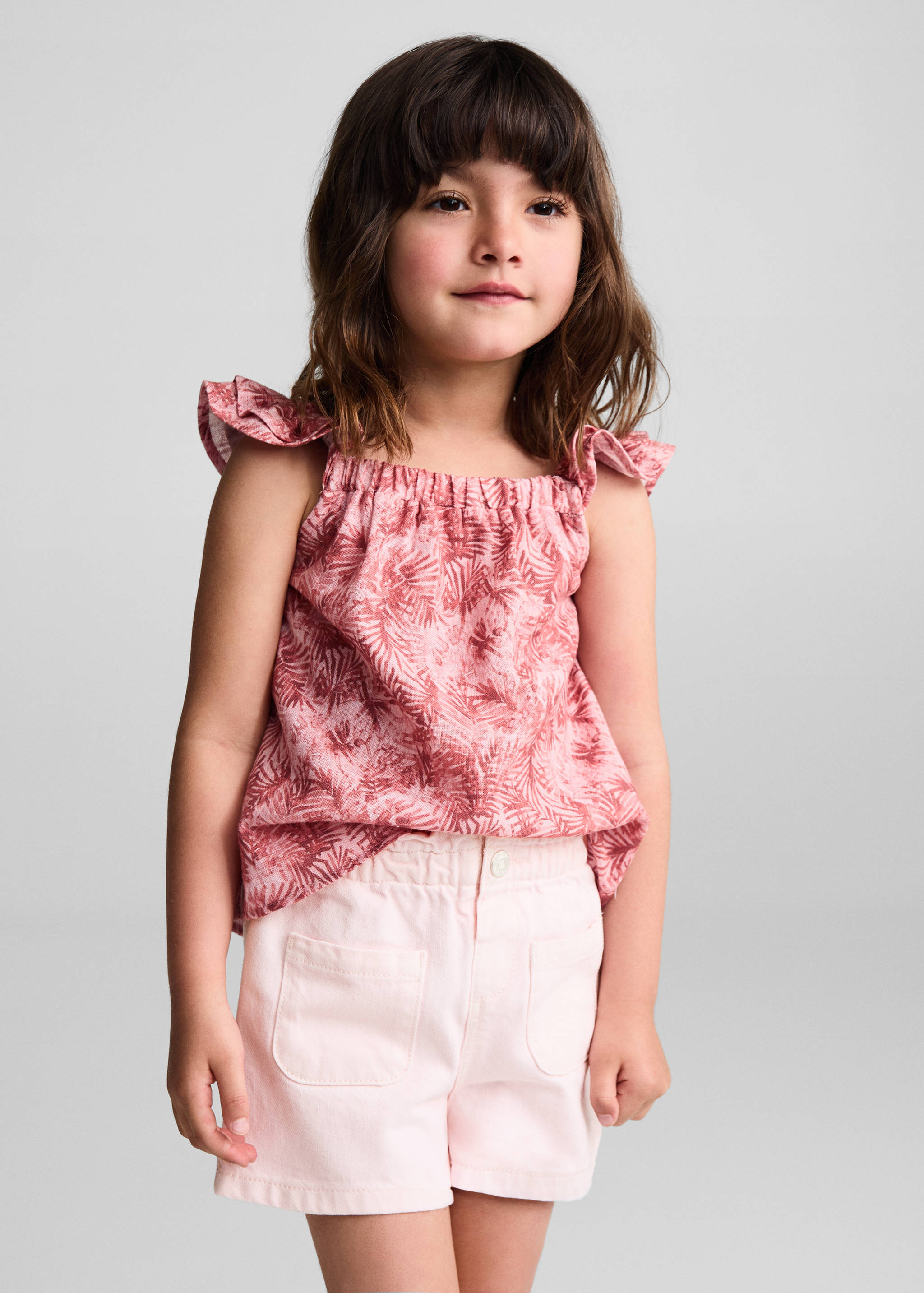 Paperbag shorts - Medium plane