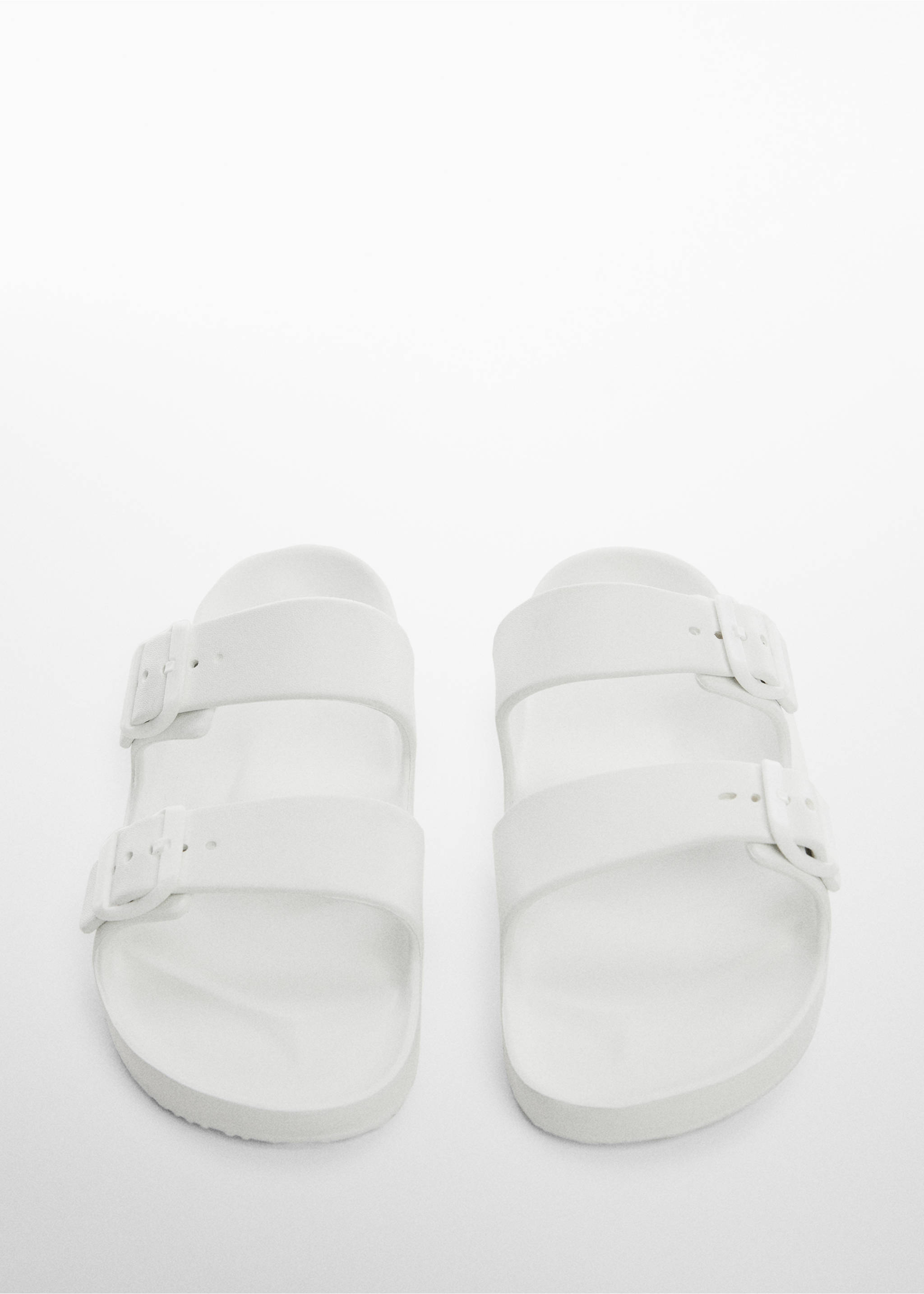 Flip flops buckles - Details of the article 2, White. Ref: 67056010-00.