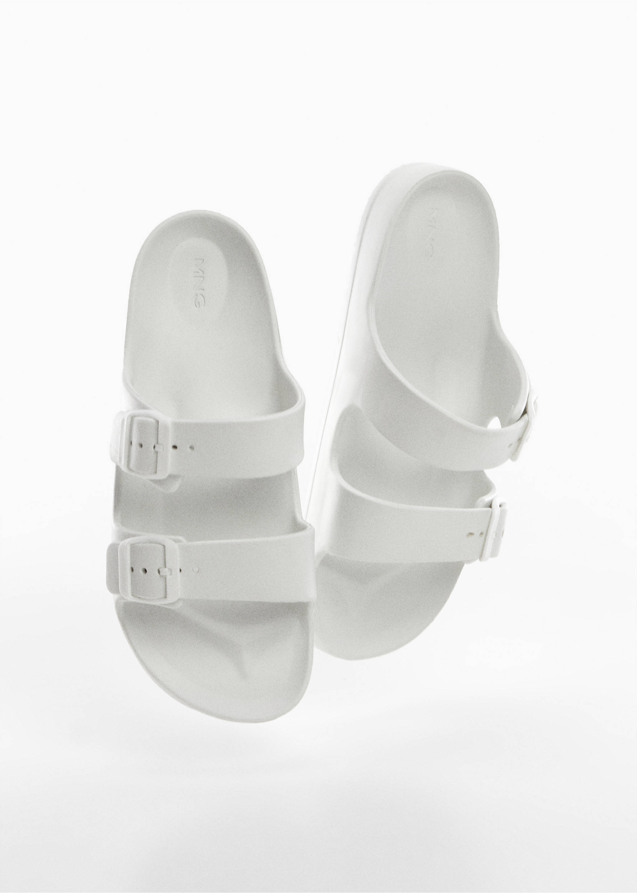 Flip flops buckles - Details of the article 5, White. Ref: 67056010-00.