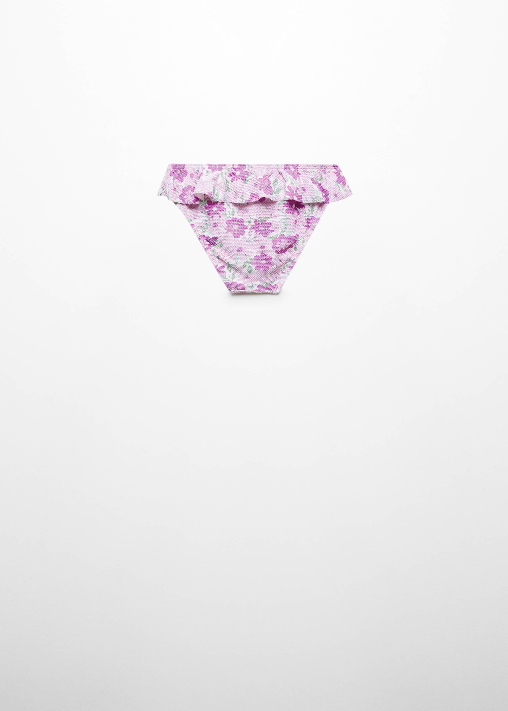 Ruffled floral bikini bottom - Reverse of the article