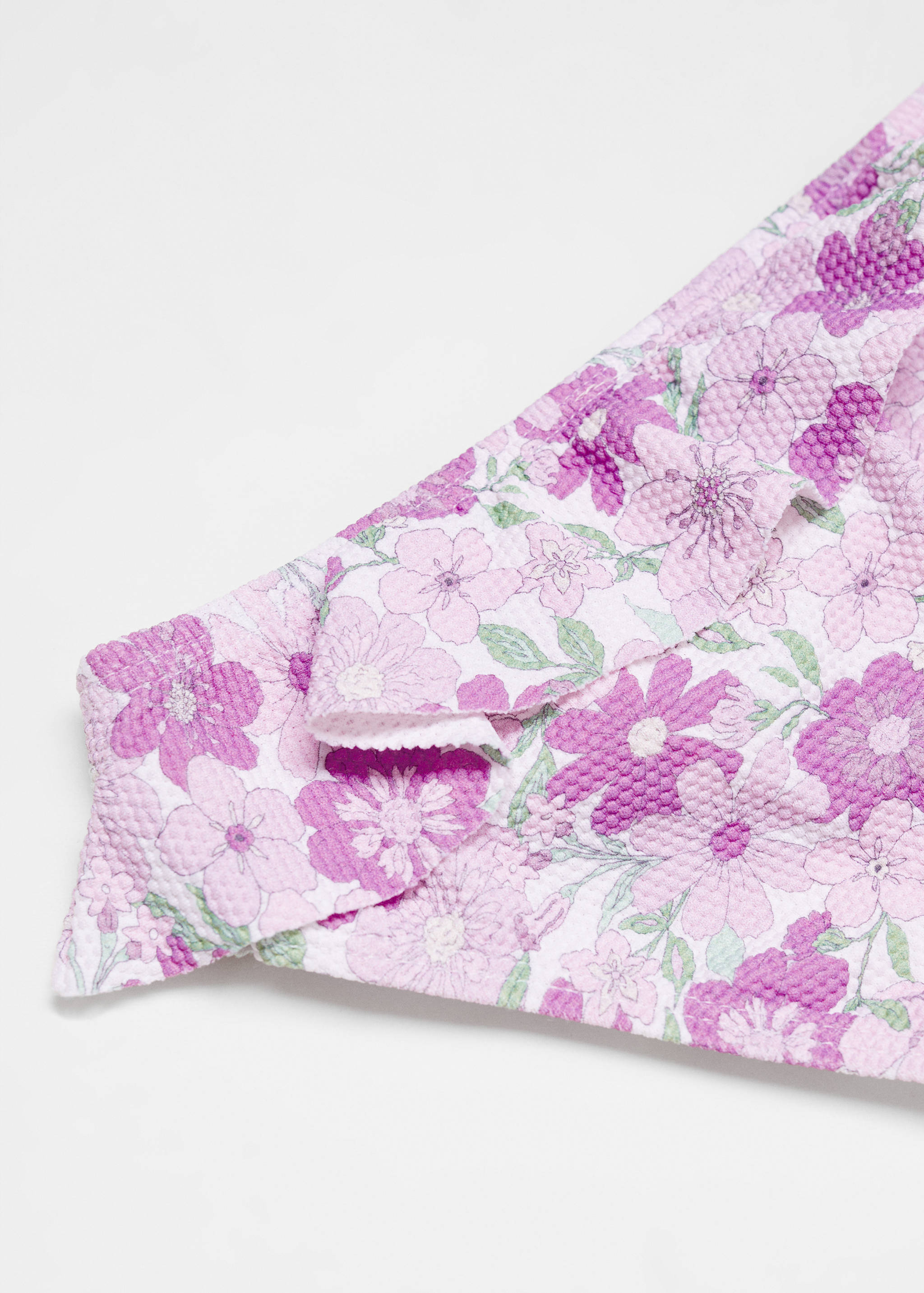 Ruffled floral bikini bottom - Details of the article 8