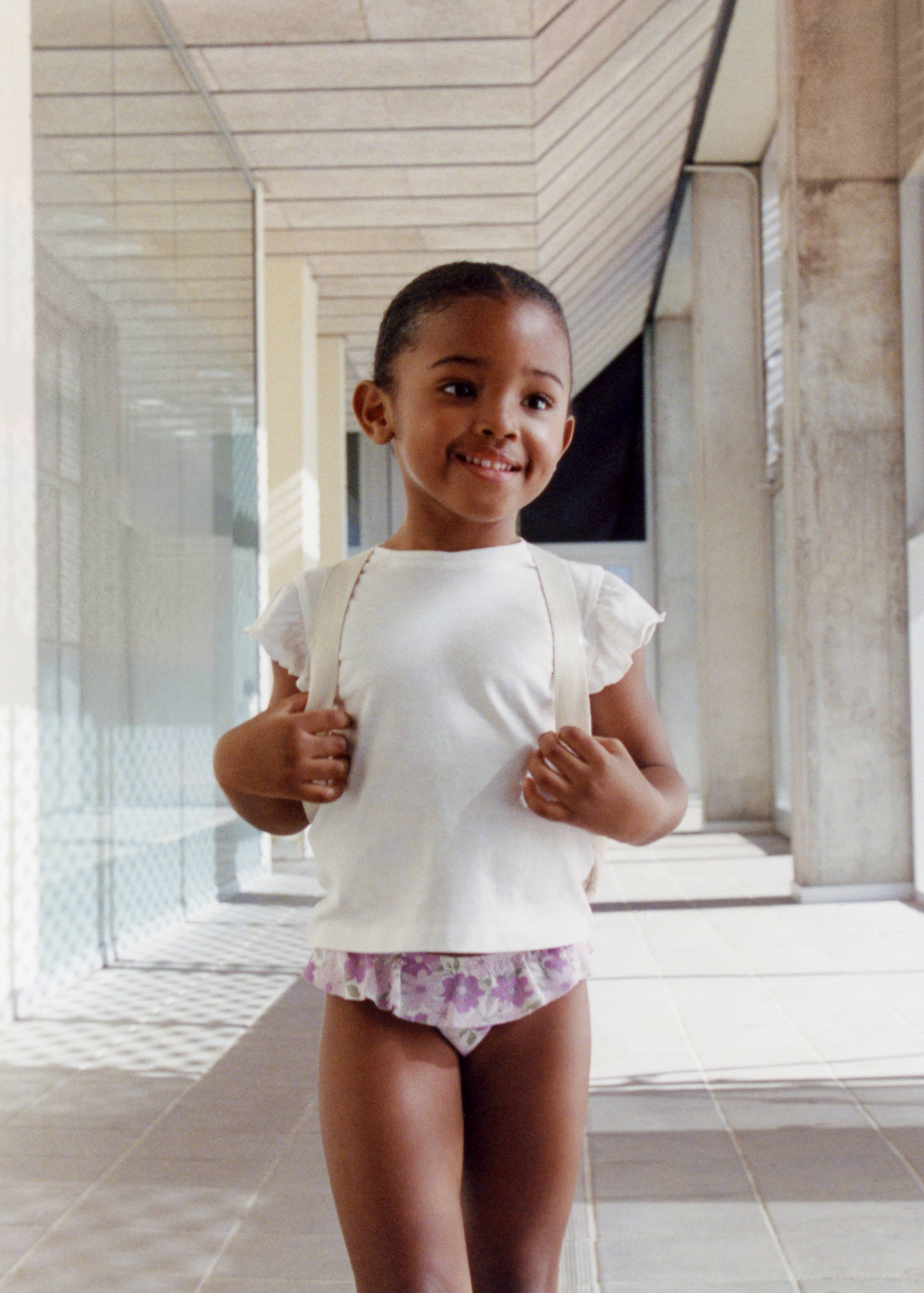 Ruffled floral bikini bottom - Details of the article 5