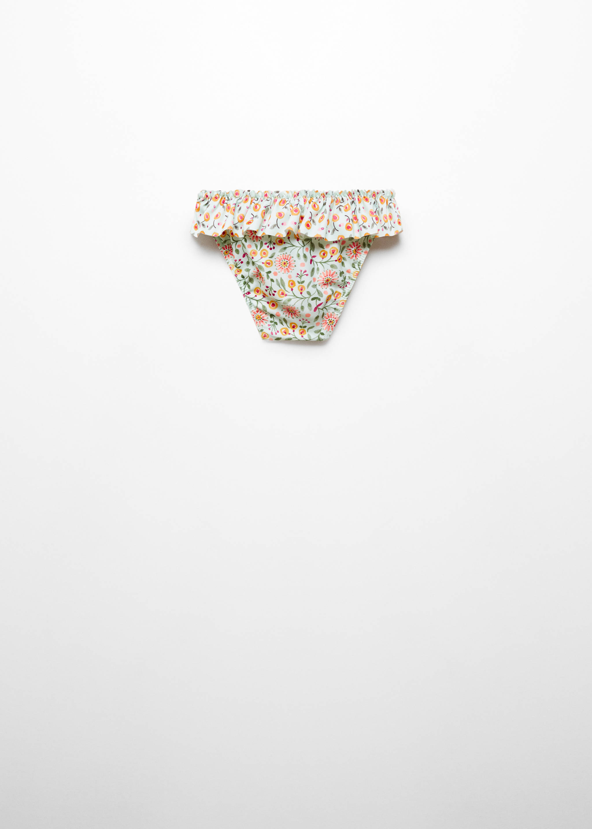 Ruffled floral bikini bottom - Reverse of the article