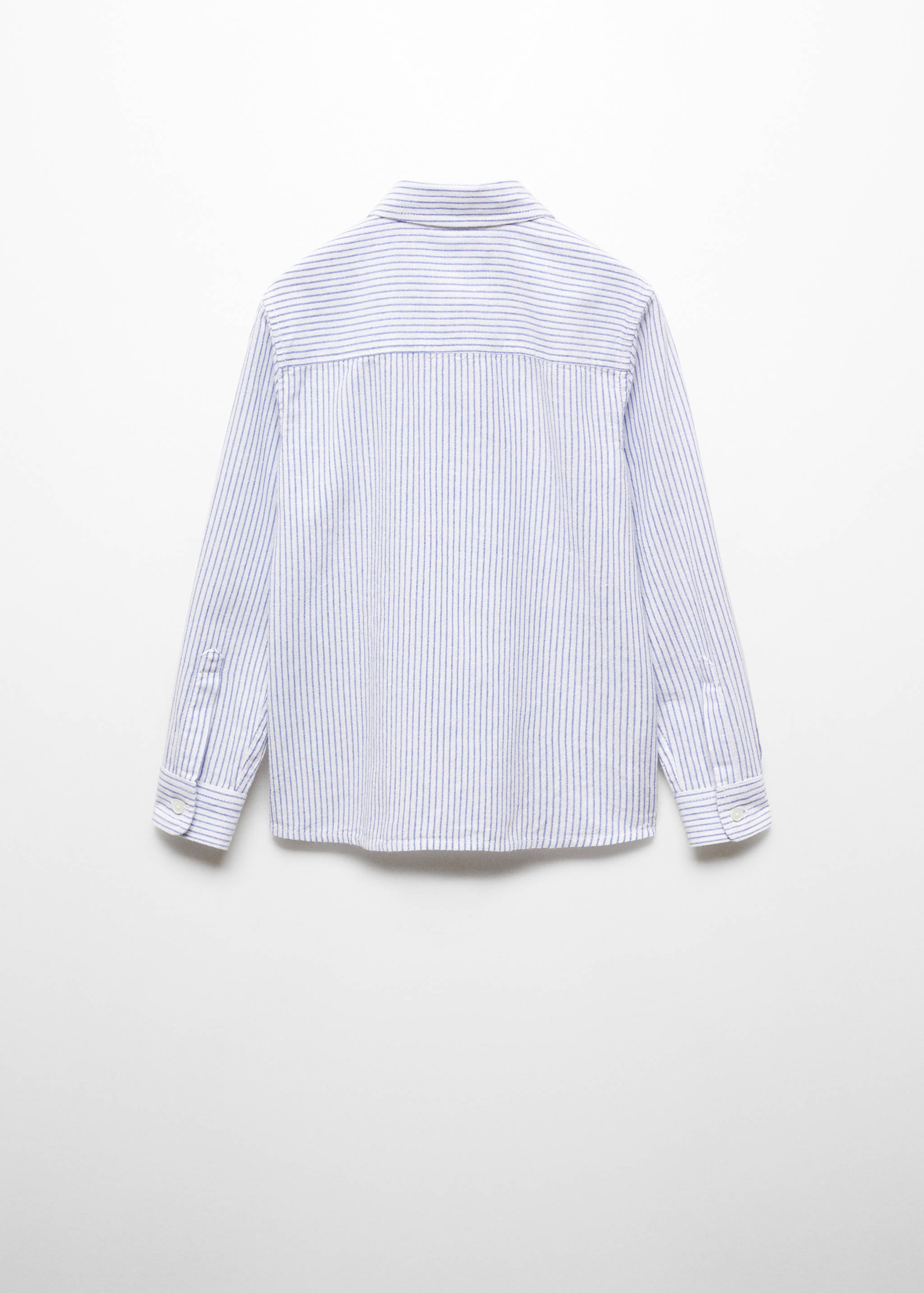 Striped linen-blend shirt - Reverse of the article