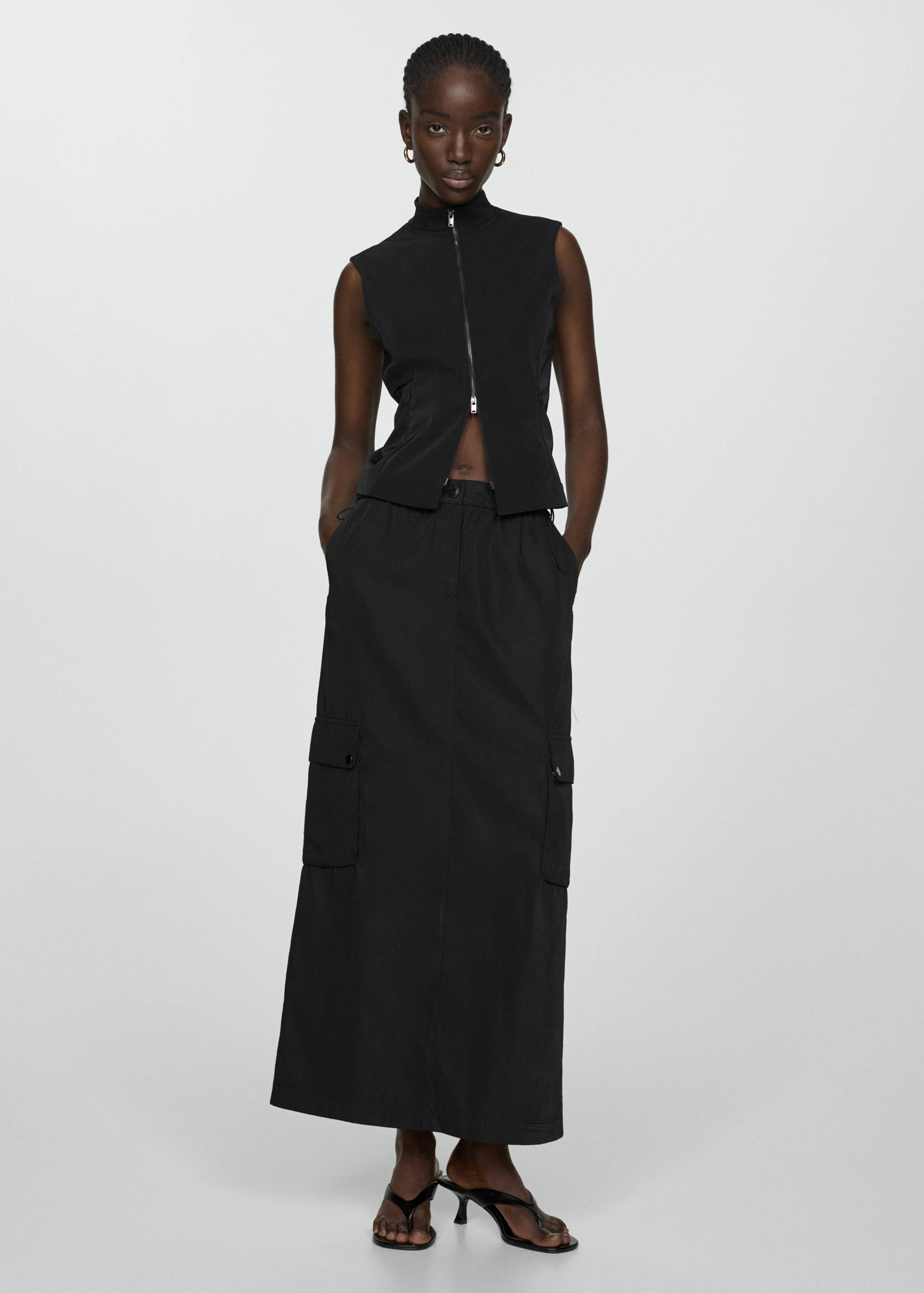 Long cargo skirt - General plane