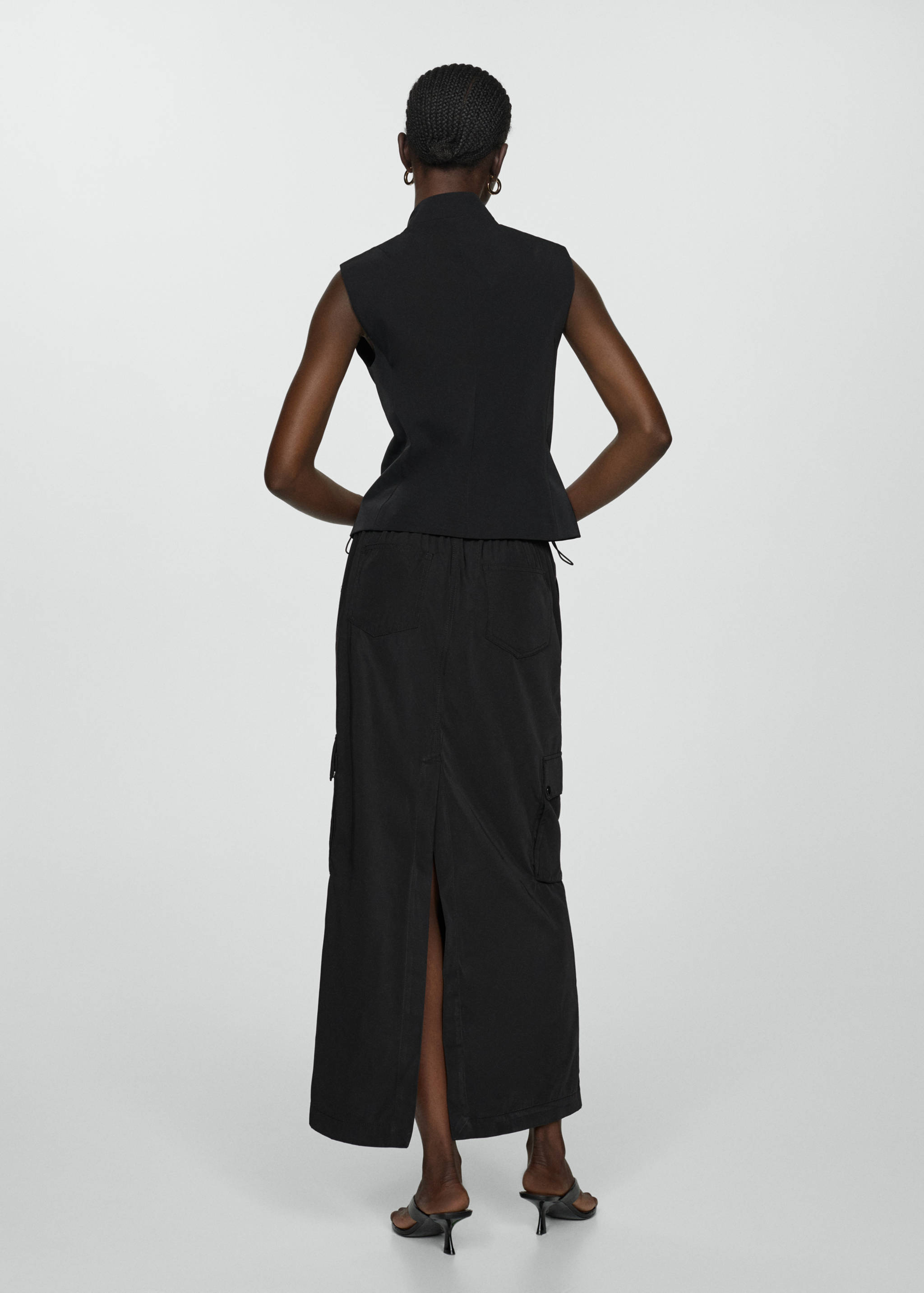 Long cargo skirt - Reverse of the article