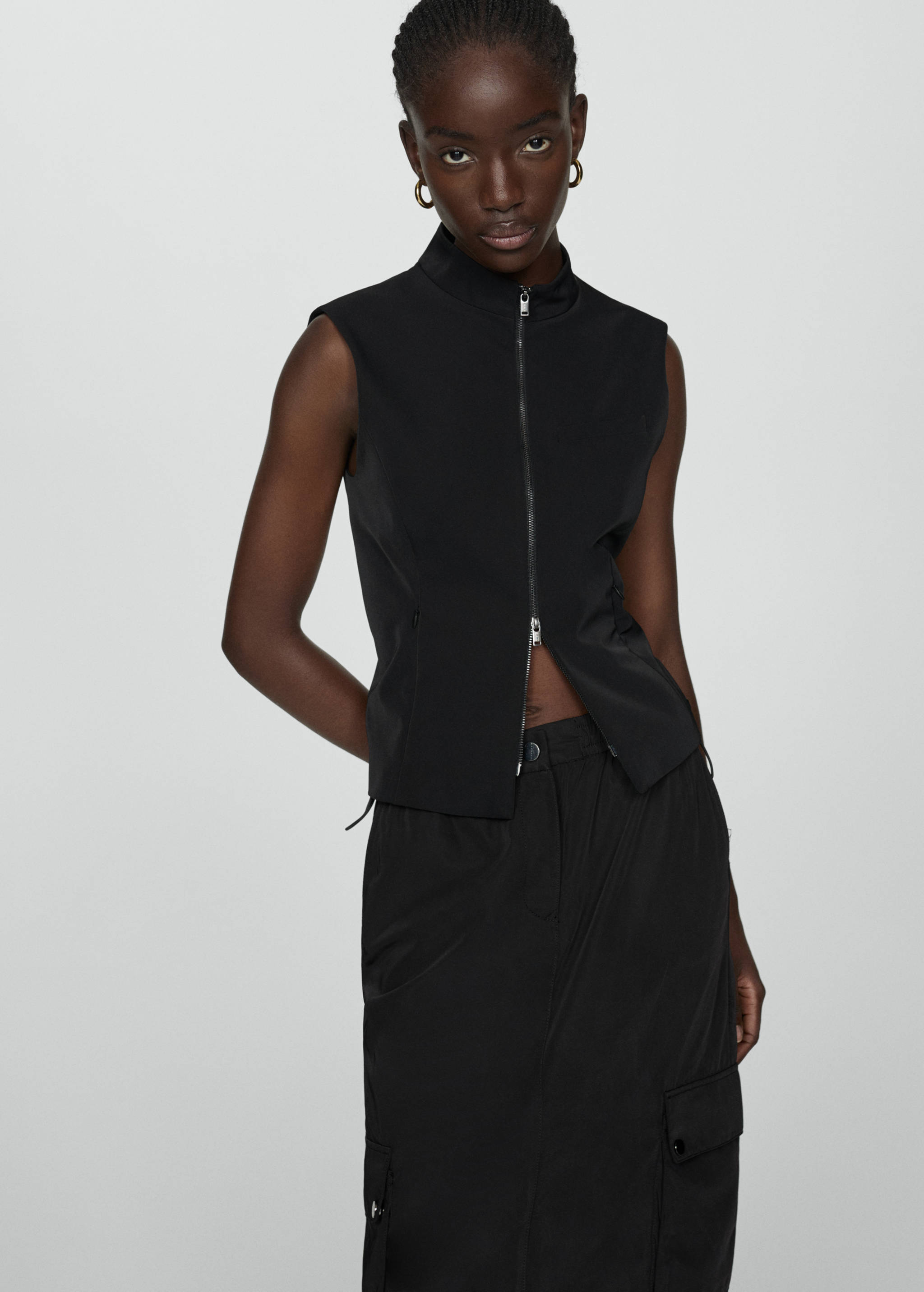 Long cargo skirt - Details of the article 1