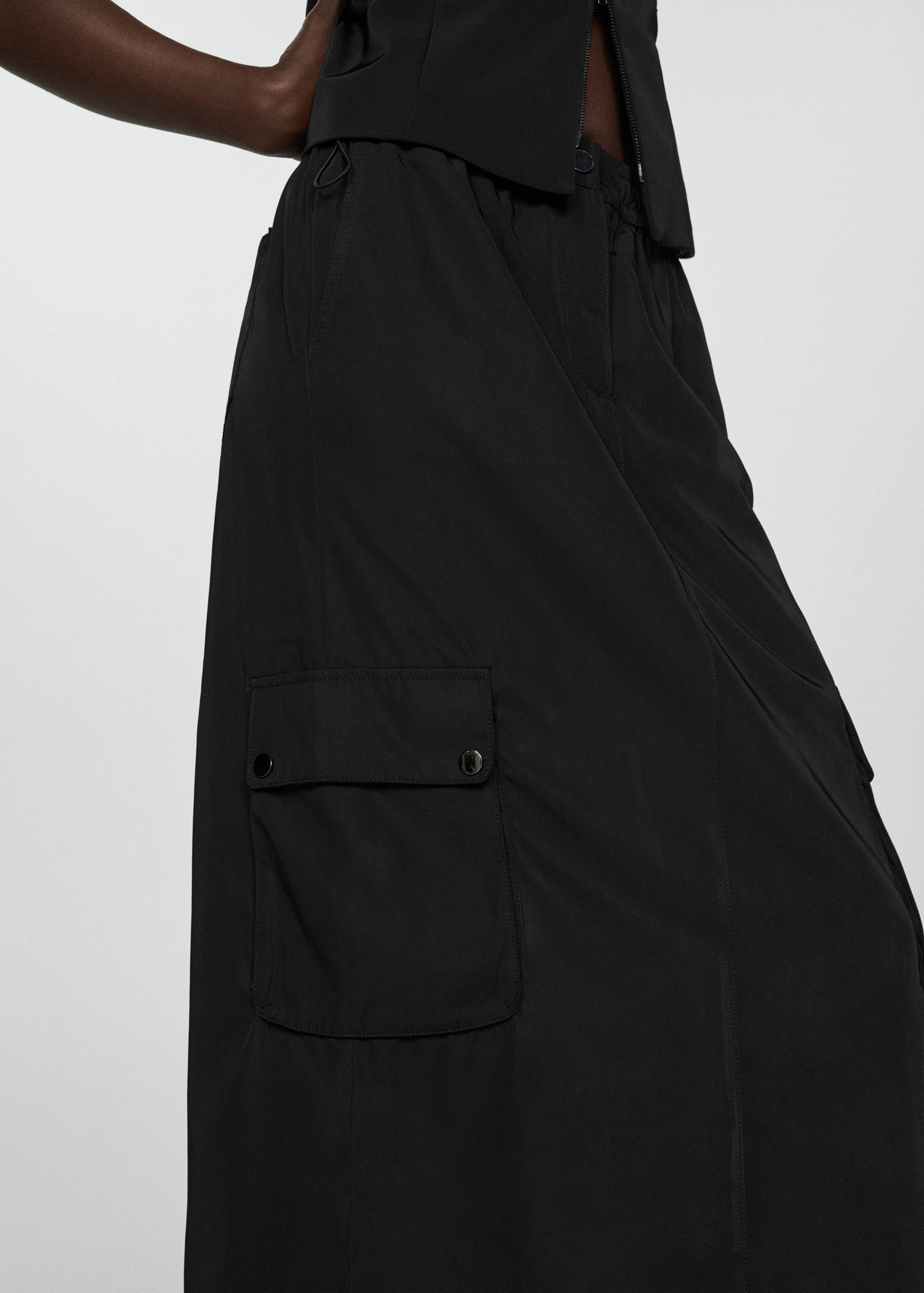 Long cargo skirt - Details of the article 2