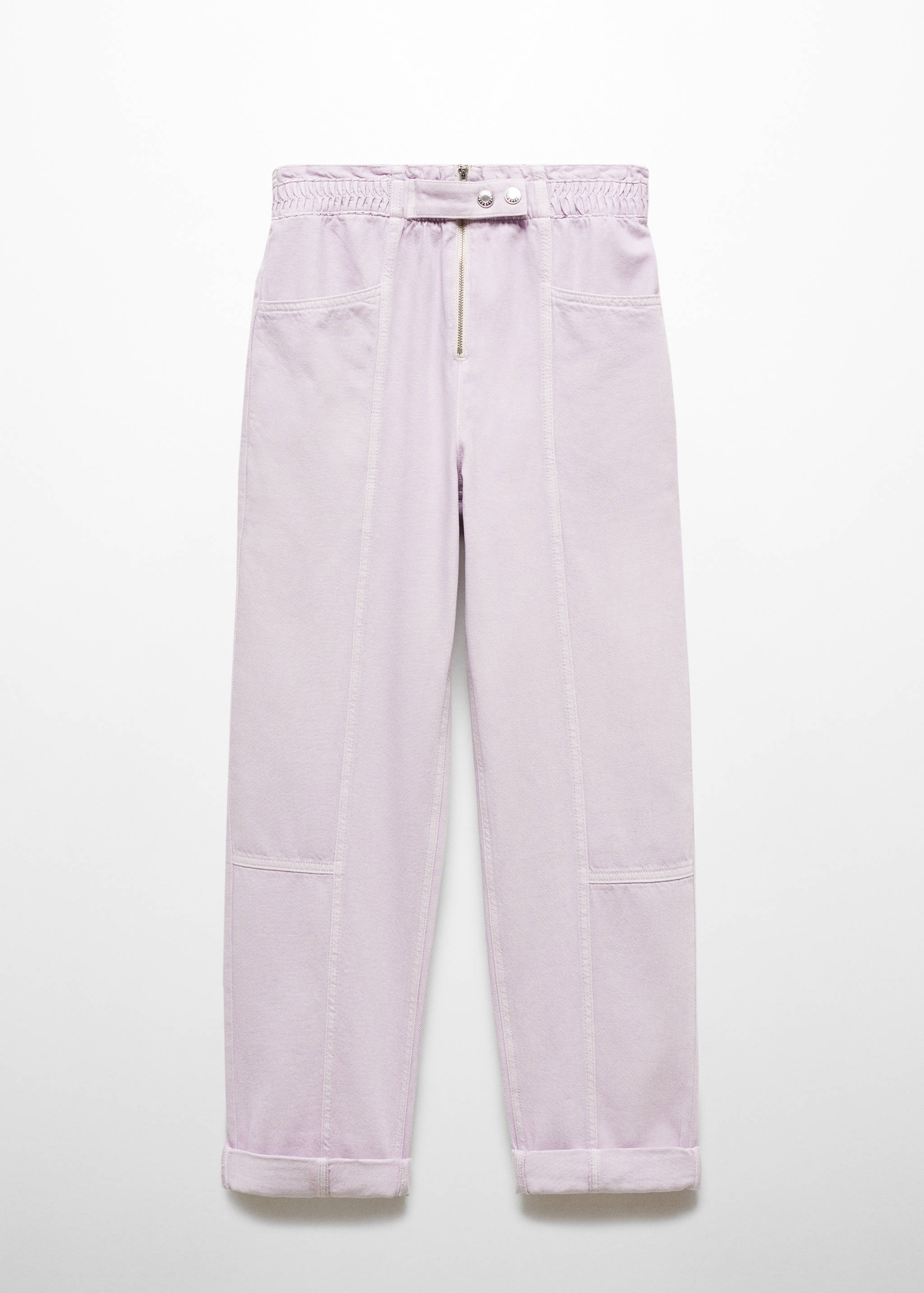 Jeans slouchy elastico in vita - Articolo senza modello