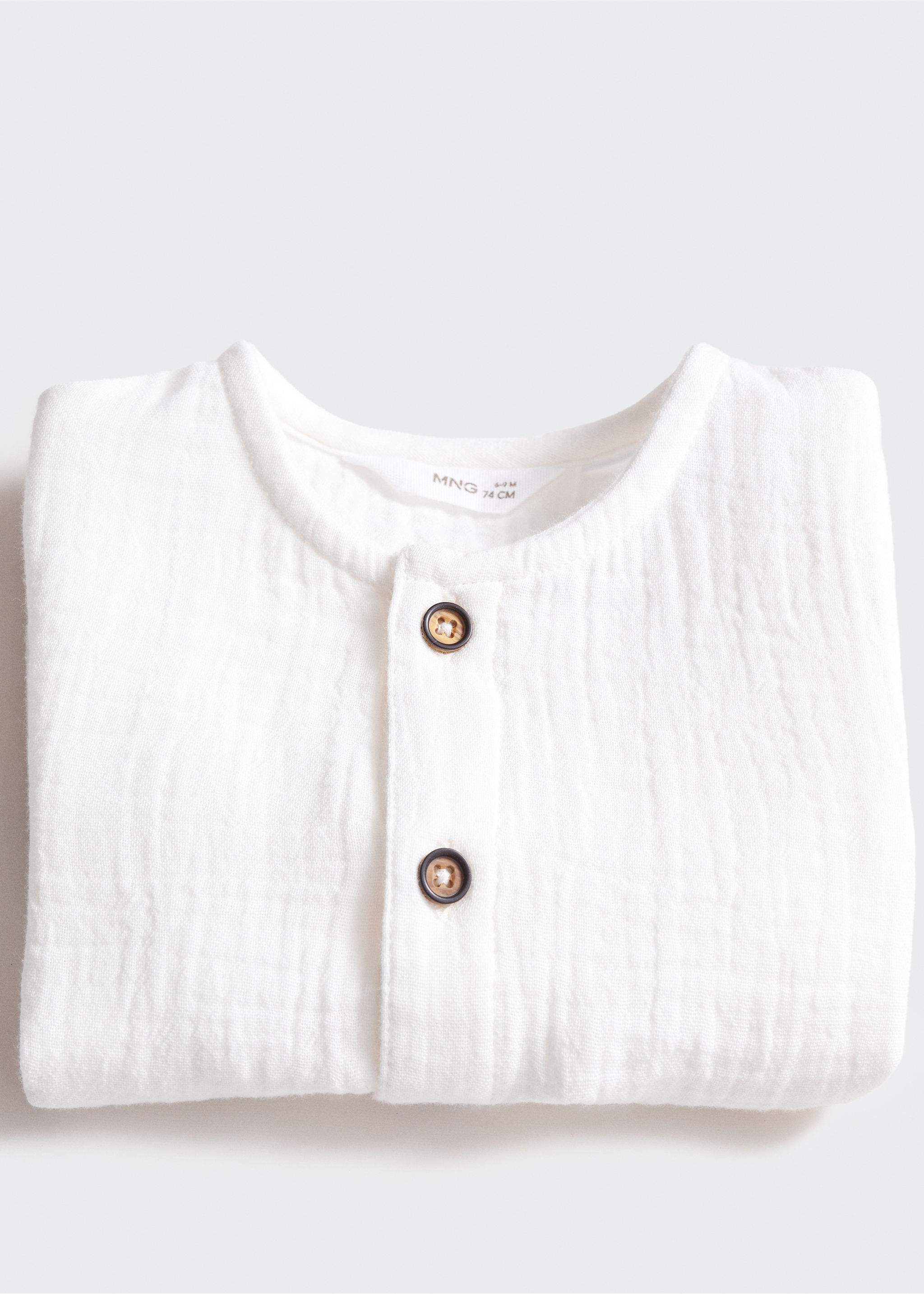 Buttoned cotton shirt - Details of the article 0