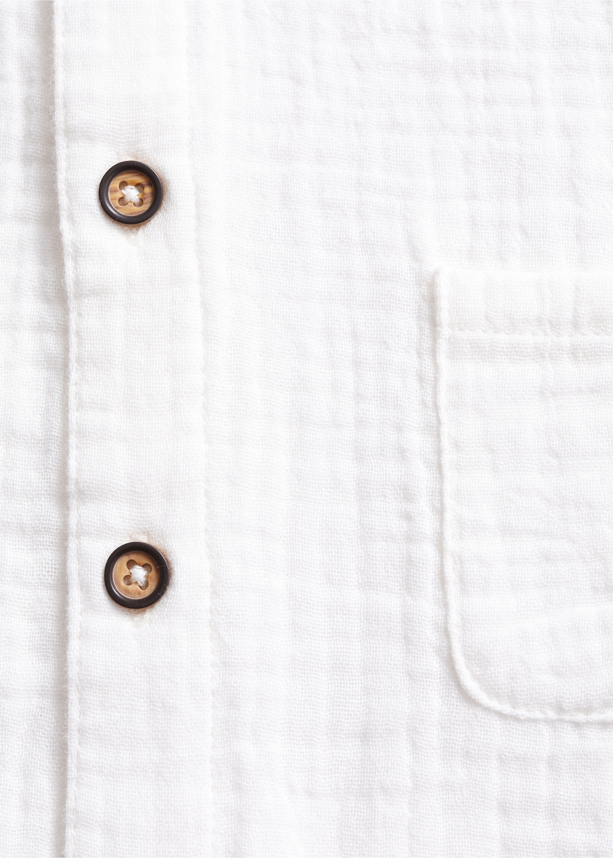 Buttoned cotton shirt - Details of the article 8