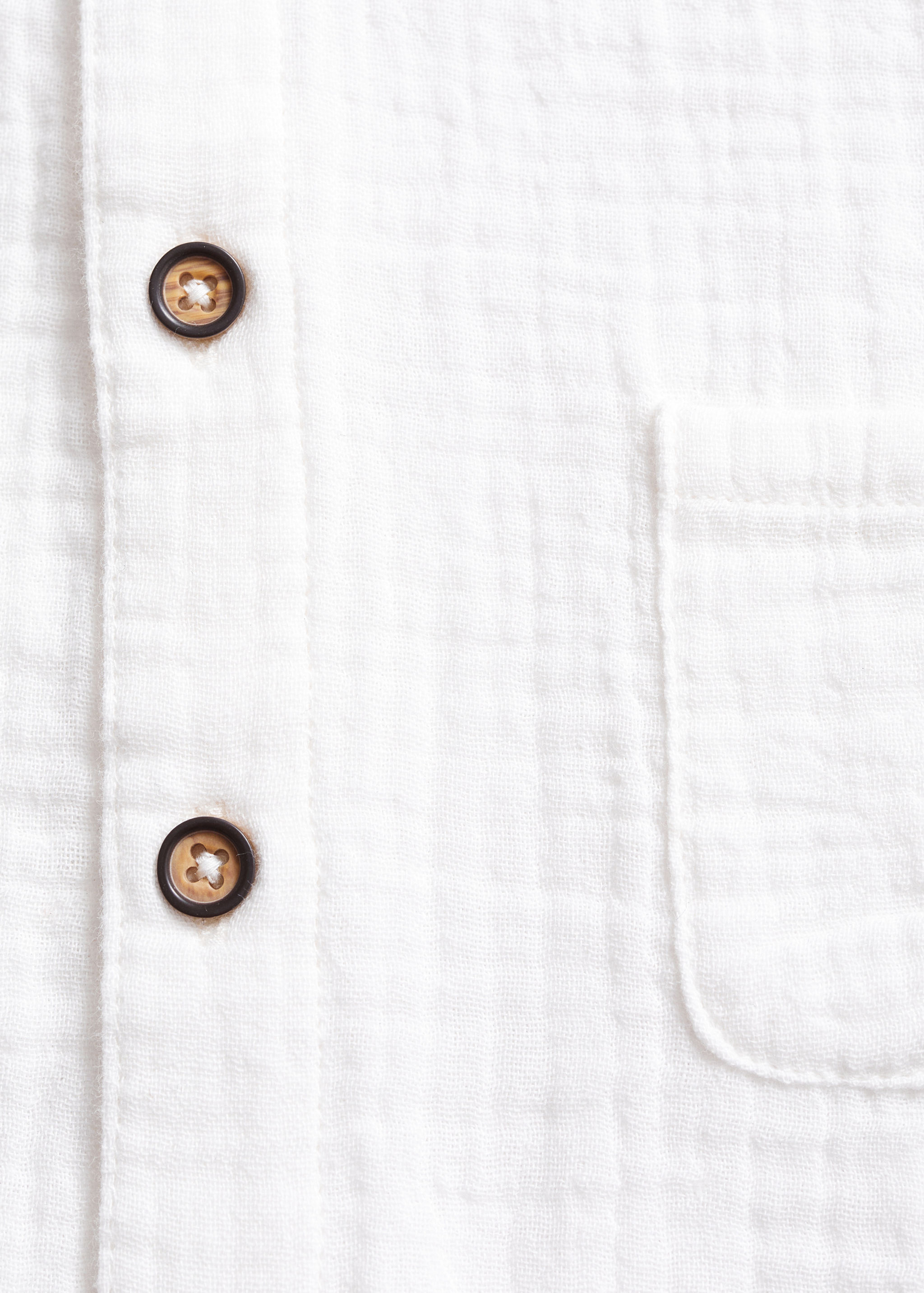 Buttoned cotton shirt - Details of the article 8