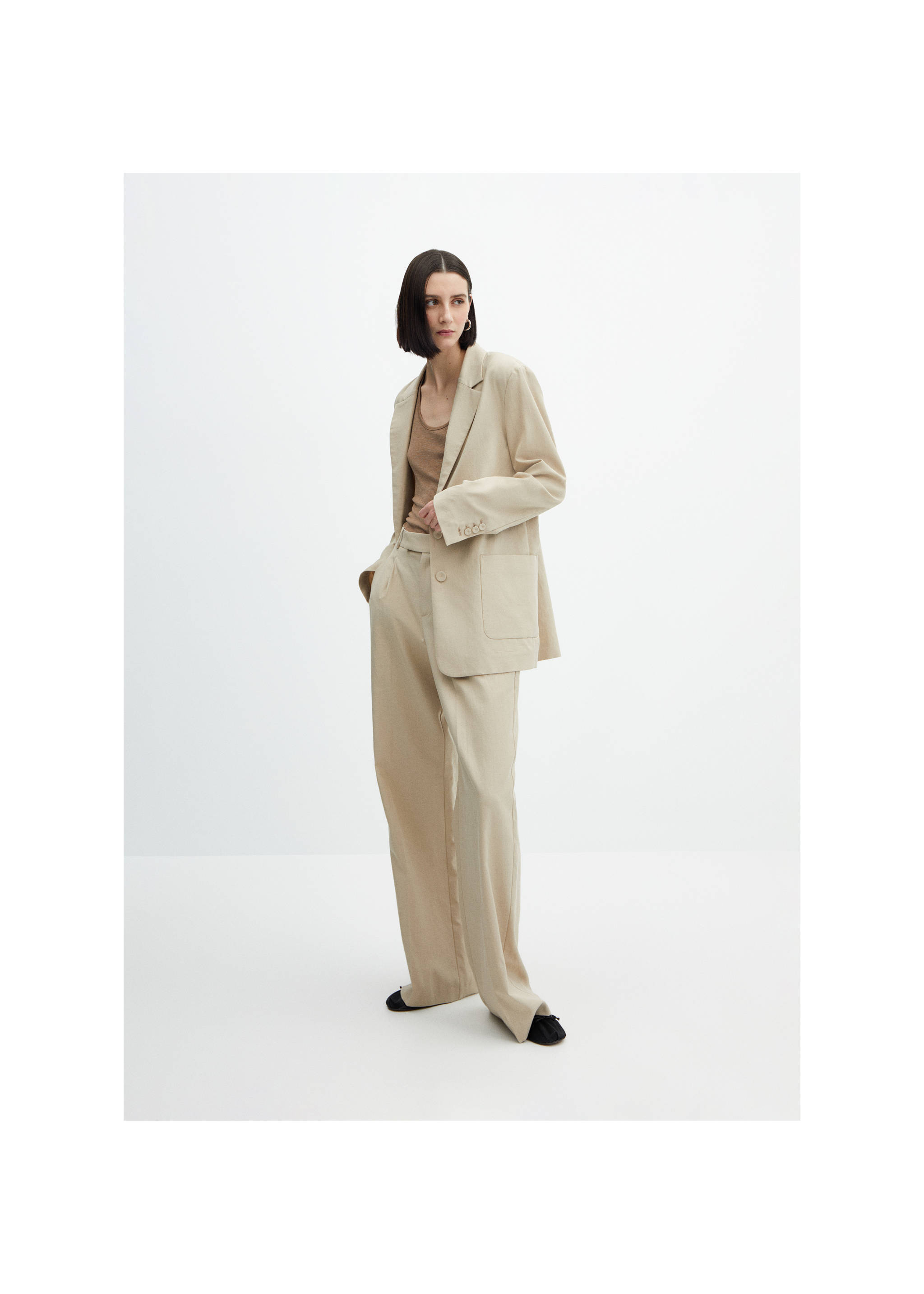 Pockets suit blazer - General plane, Light/Pastel Grey. Ref: 67056332-00.