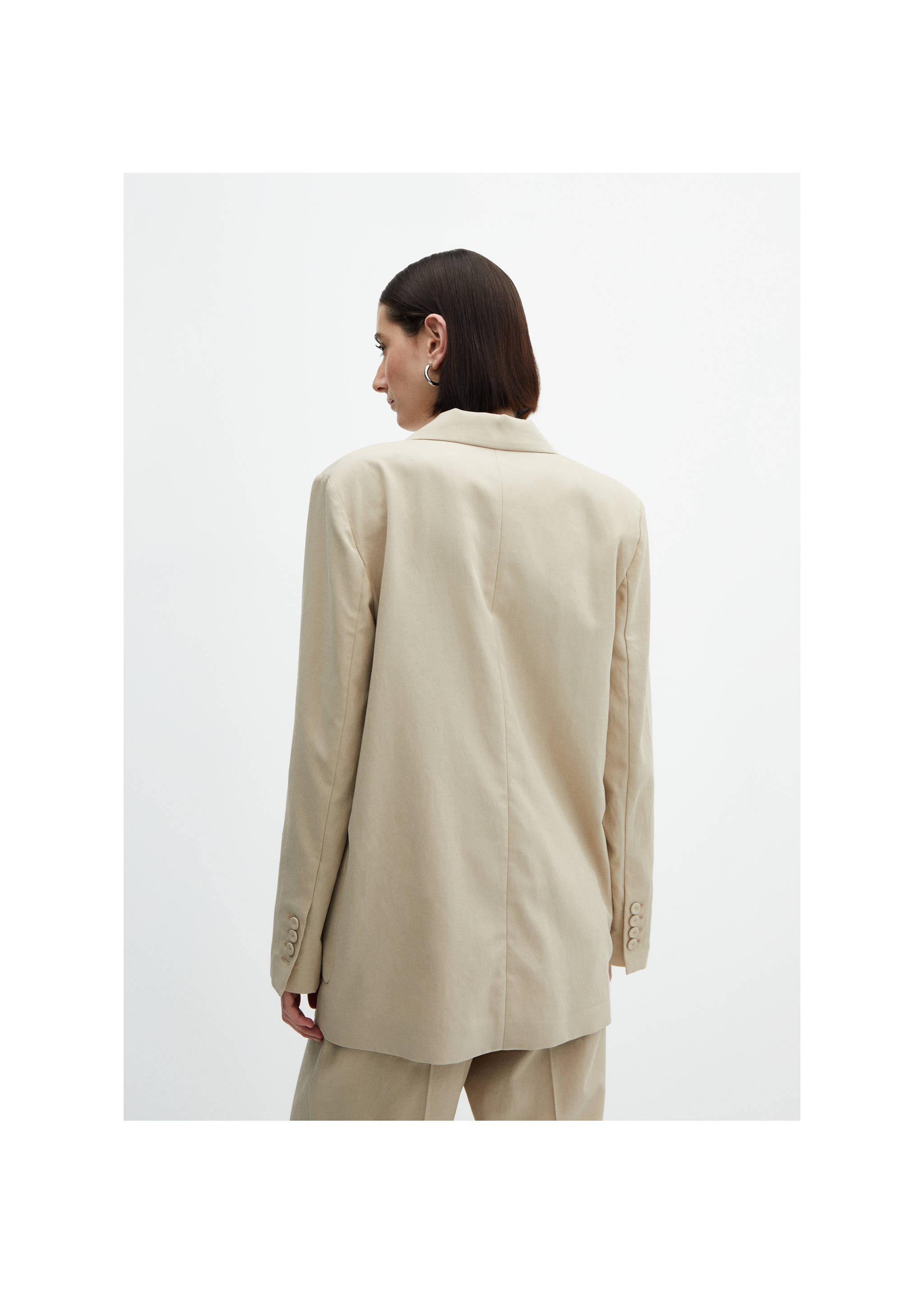 Pockets suit blazer - Reverse of the article, Light/Pastel Grey. Ref: 67056332-00.