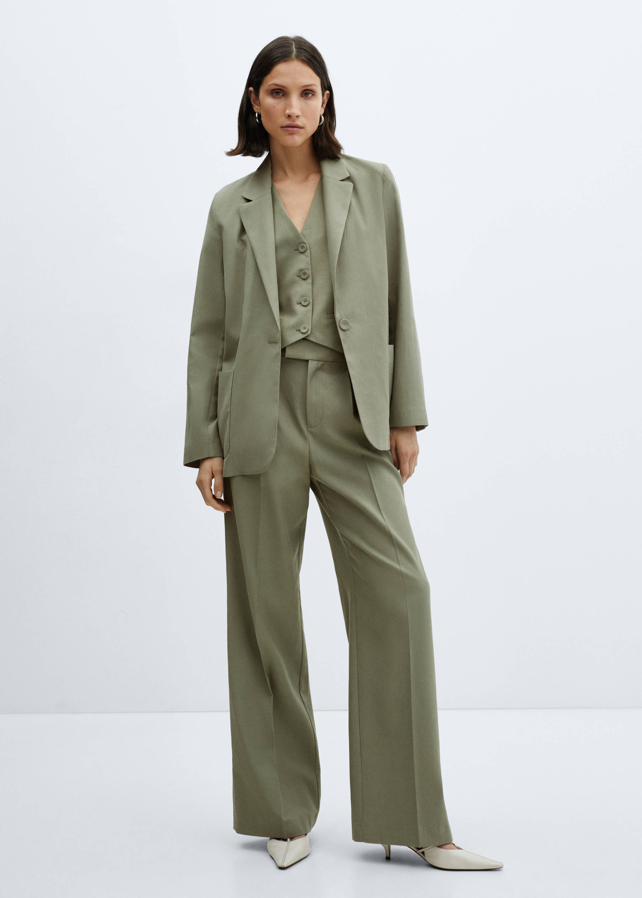 Pockets suit blazer - General plane