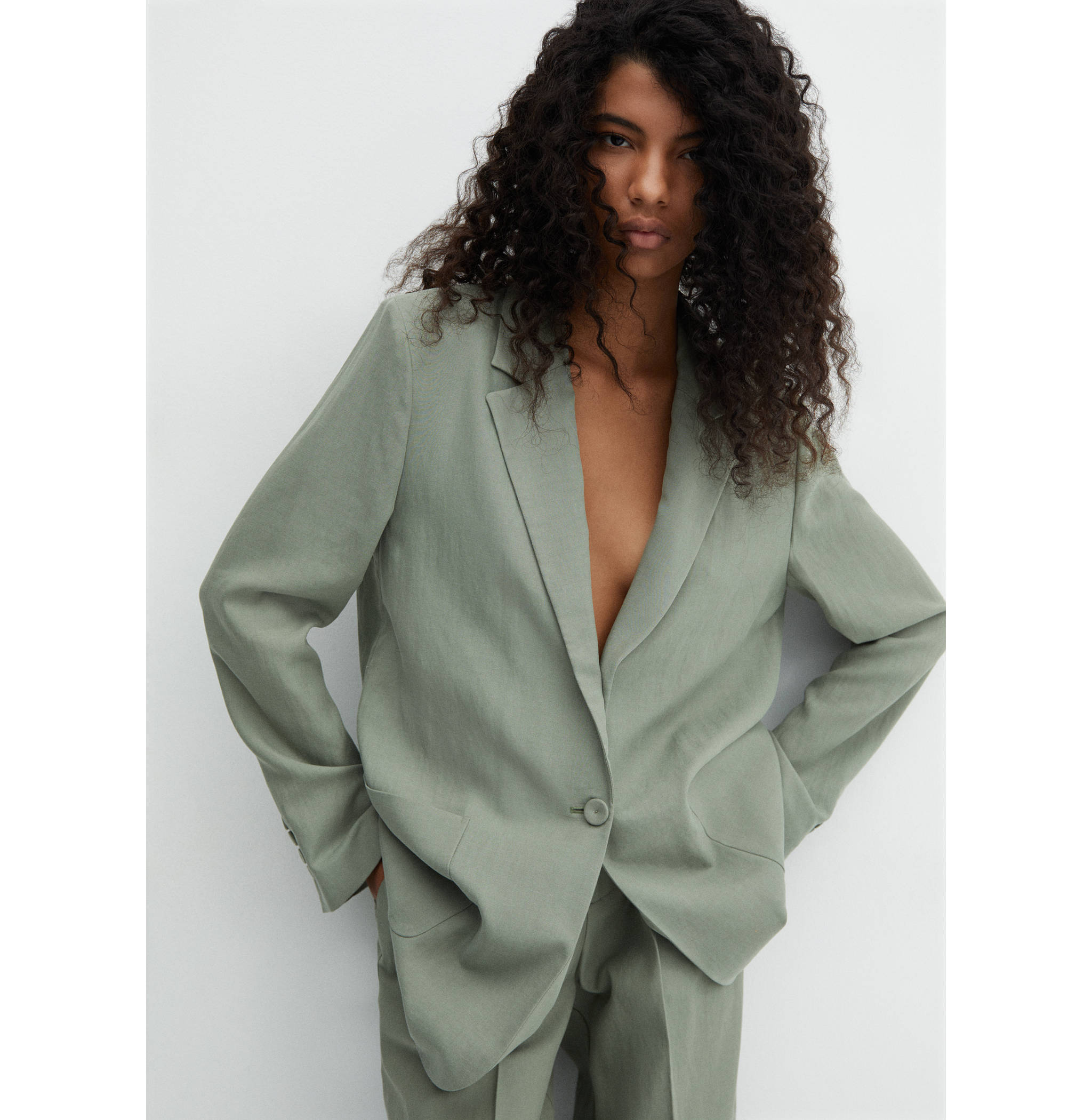 Pockets suit blazer - Medium plane