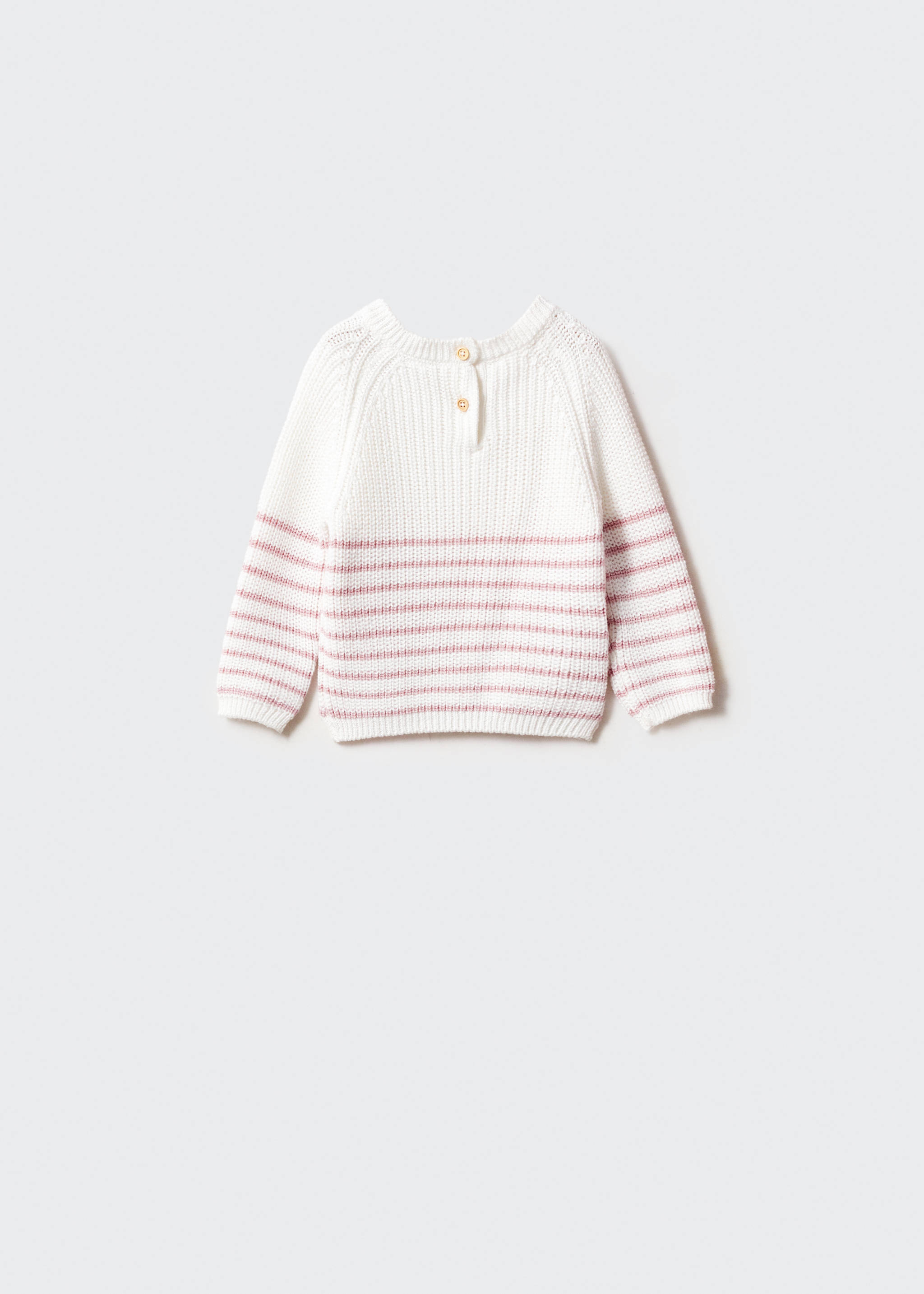 Knit striped sweater - Reverse of the article