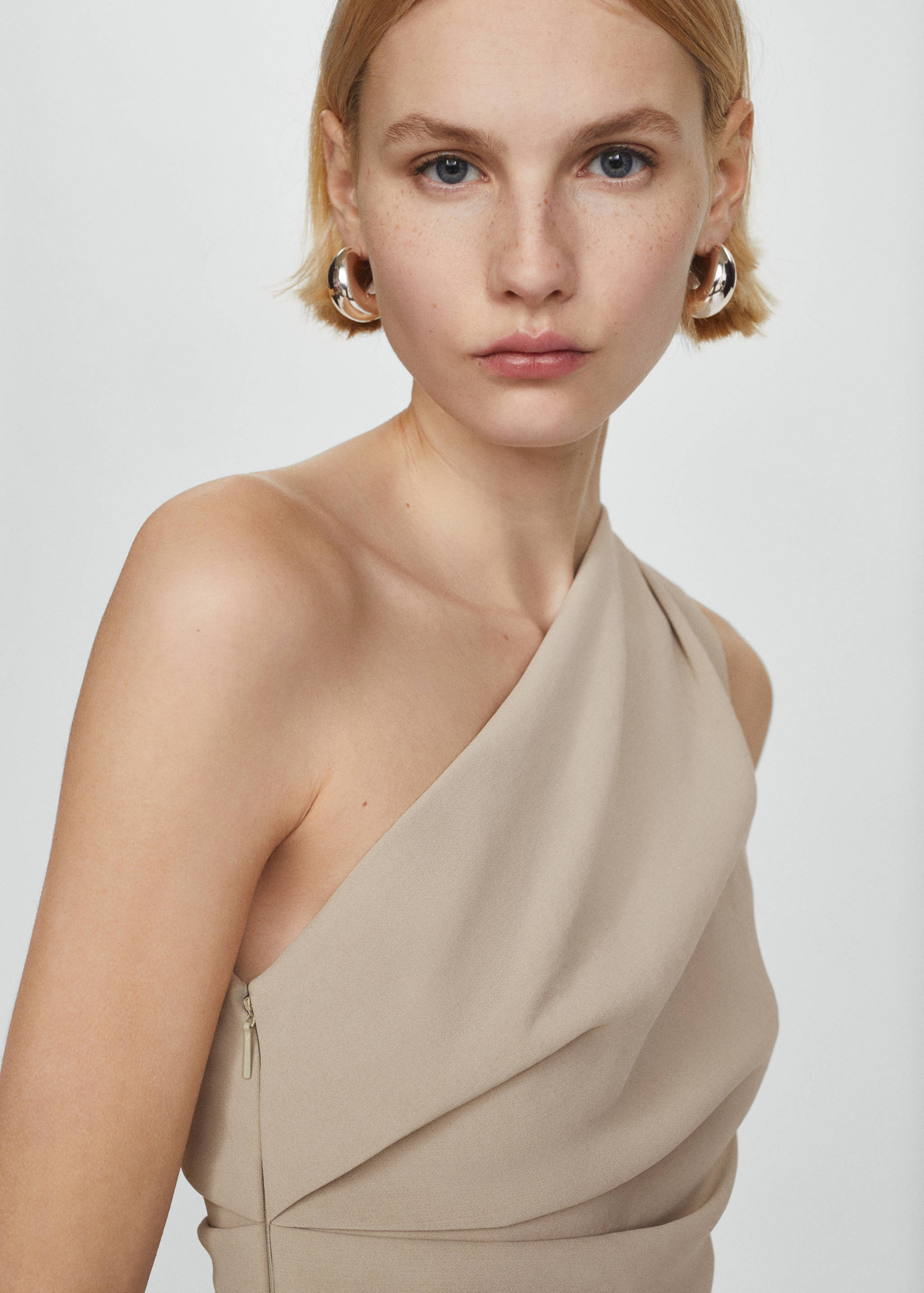 Langer asymmetrischer Overall - Mittlere Ansicht