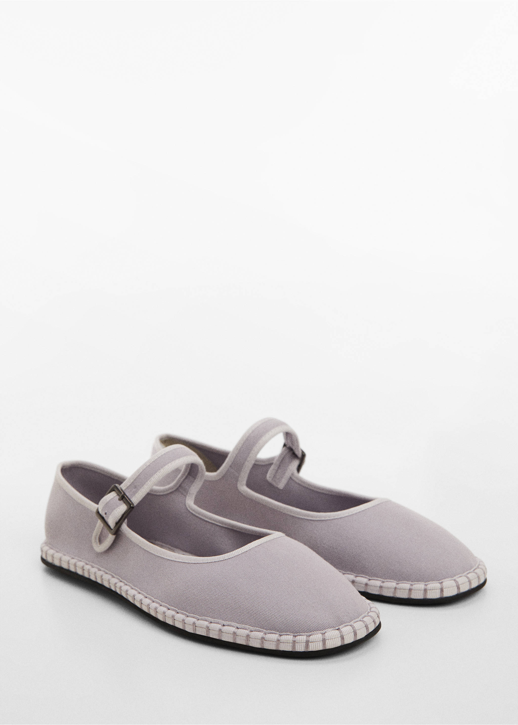 Ballerinas with strap - Medium plane, Light/Pastel Purple. Ref: 67056338-00.
